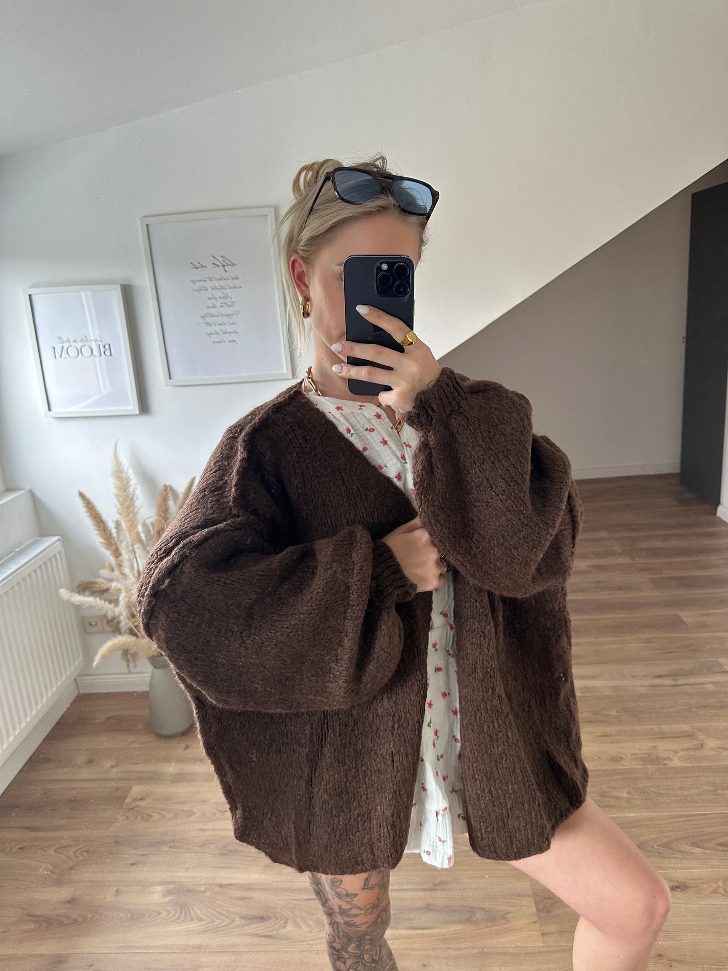Cardigan "Nala" dunkelgrau