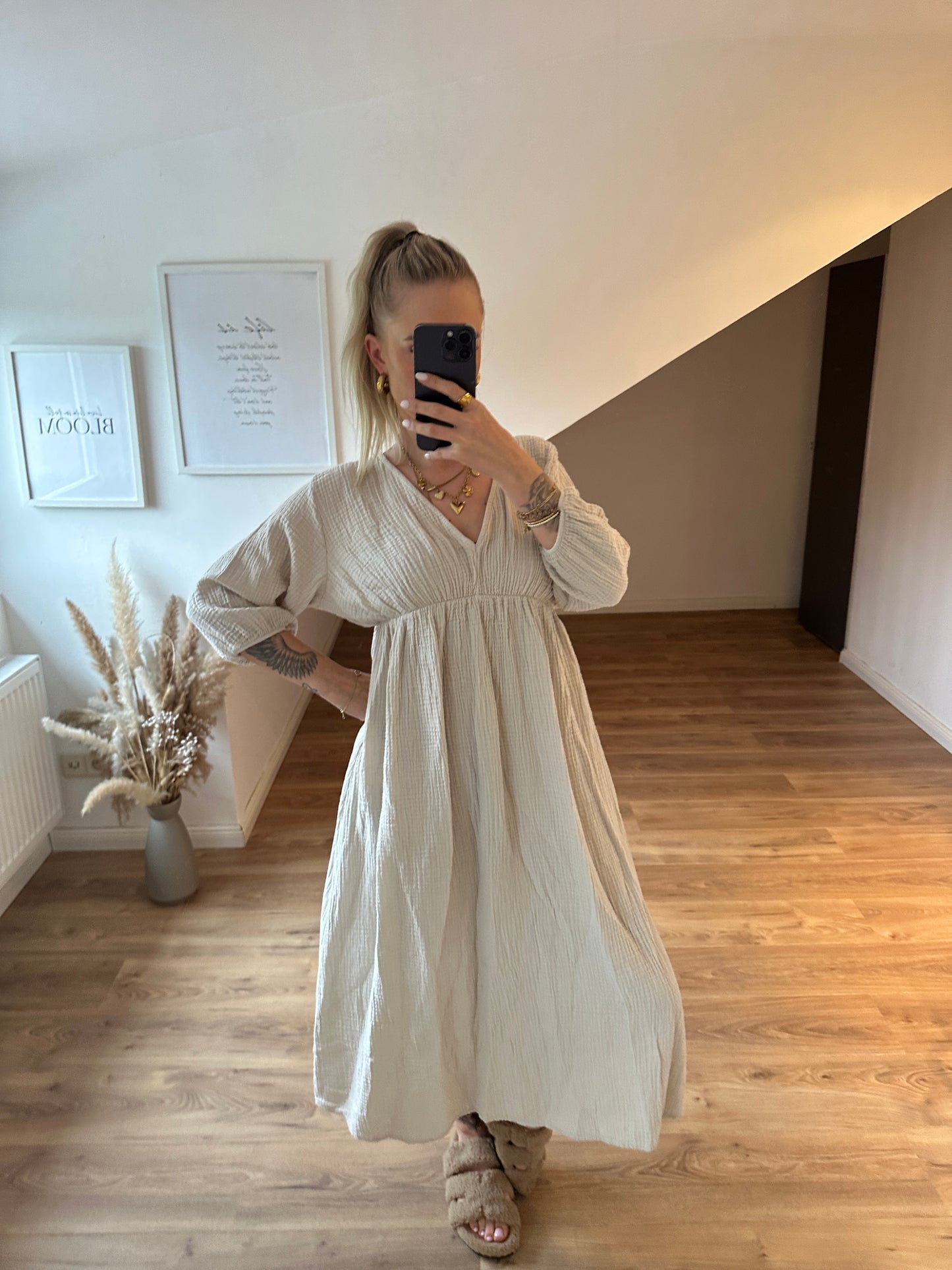 Musselin Kleid Summerdream Weiß