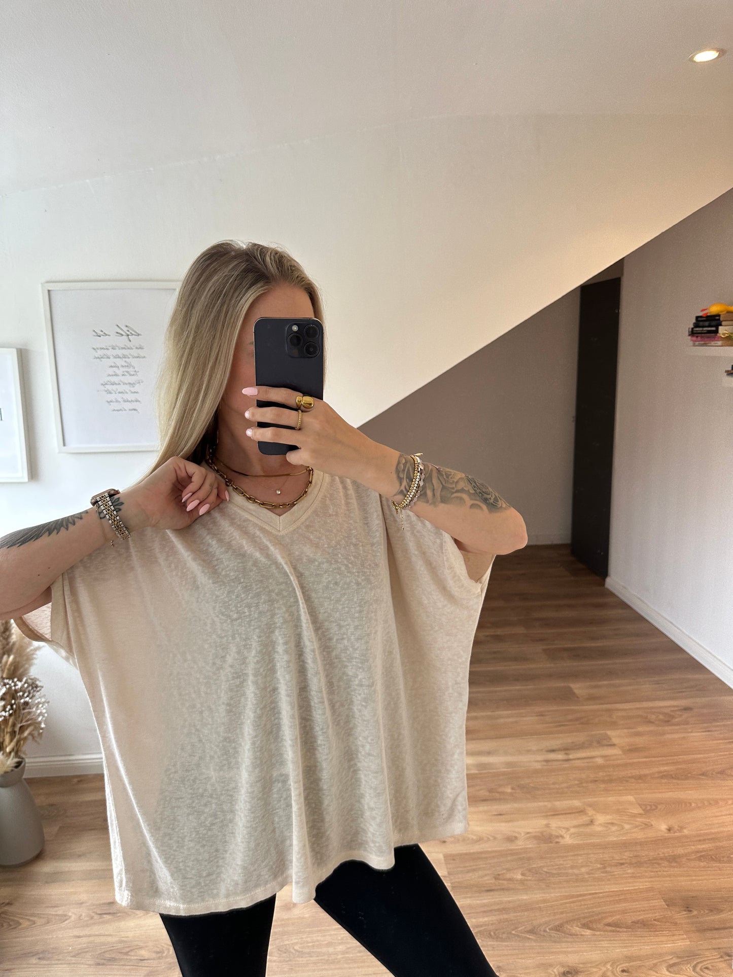 Leichtes Shirt beige