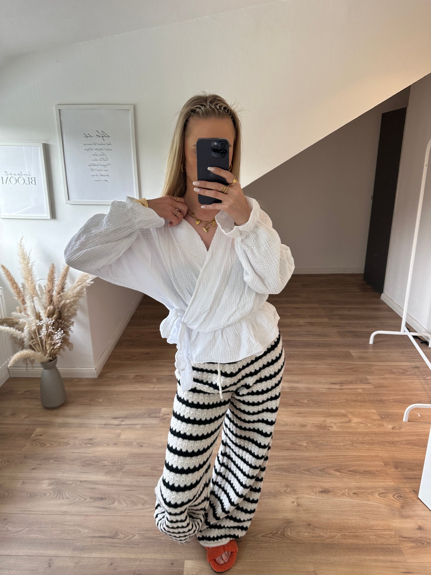 Musselinbluse Lina weiß