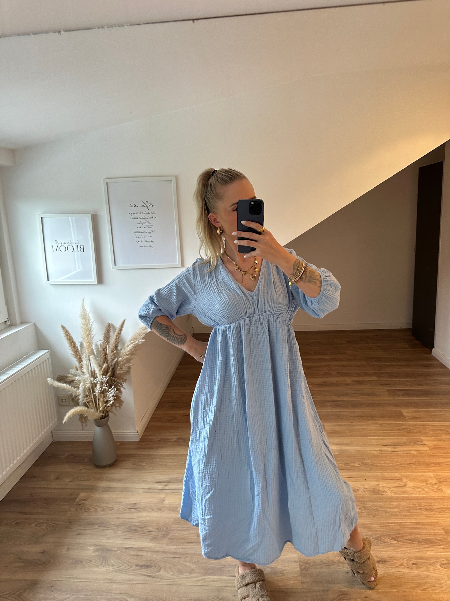 Musselin Kleid Summerdream Weiß