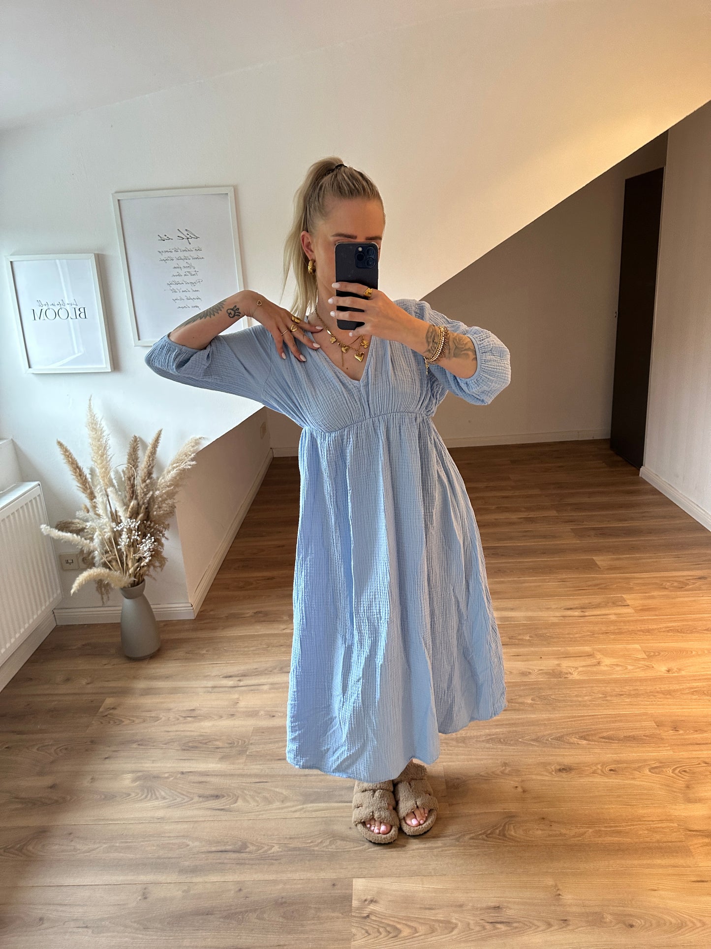 Musselin Kleid Summerdream Weiß
