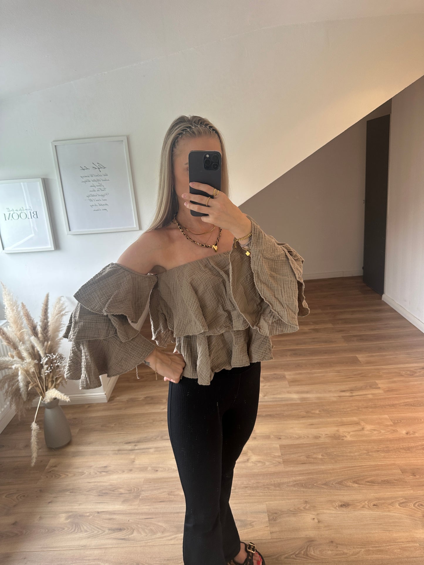 Oberteil Elfi Taupe
