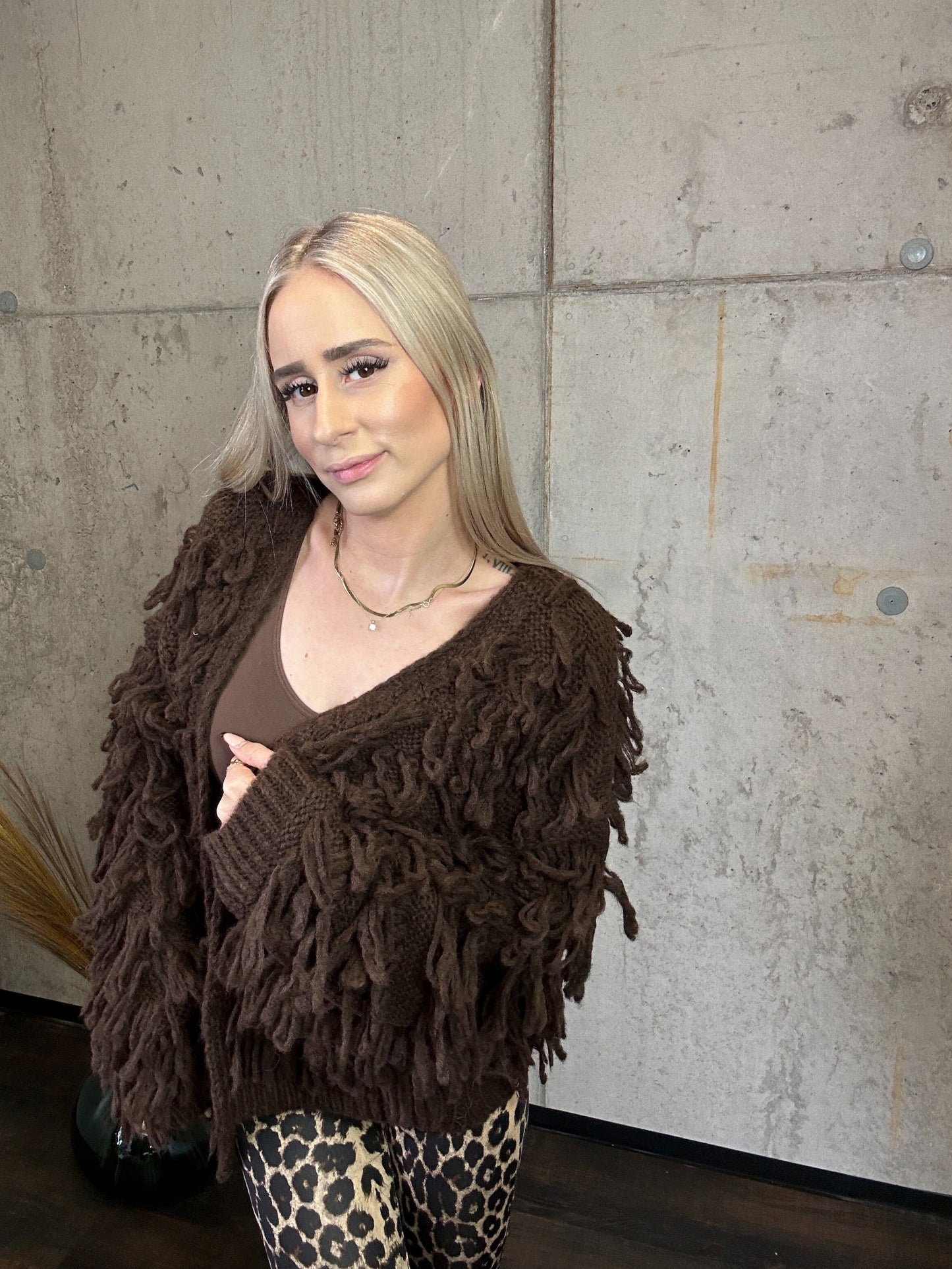 Cardigan "Dakota" Braun