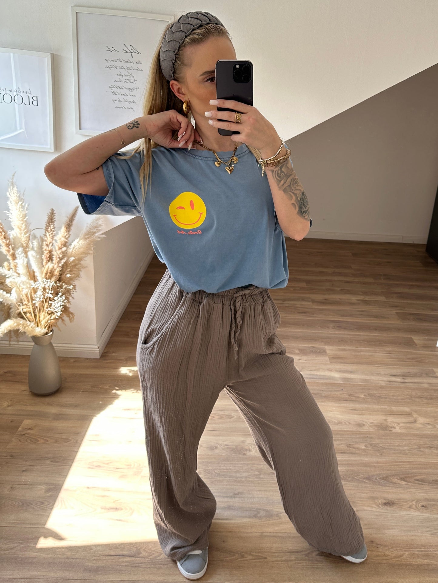 Musselin Hose "Spring" Gelb