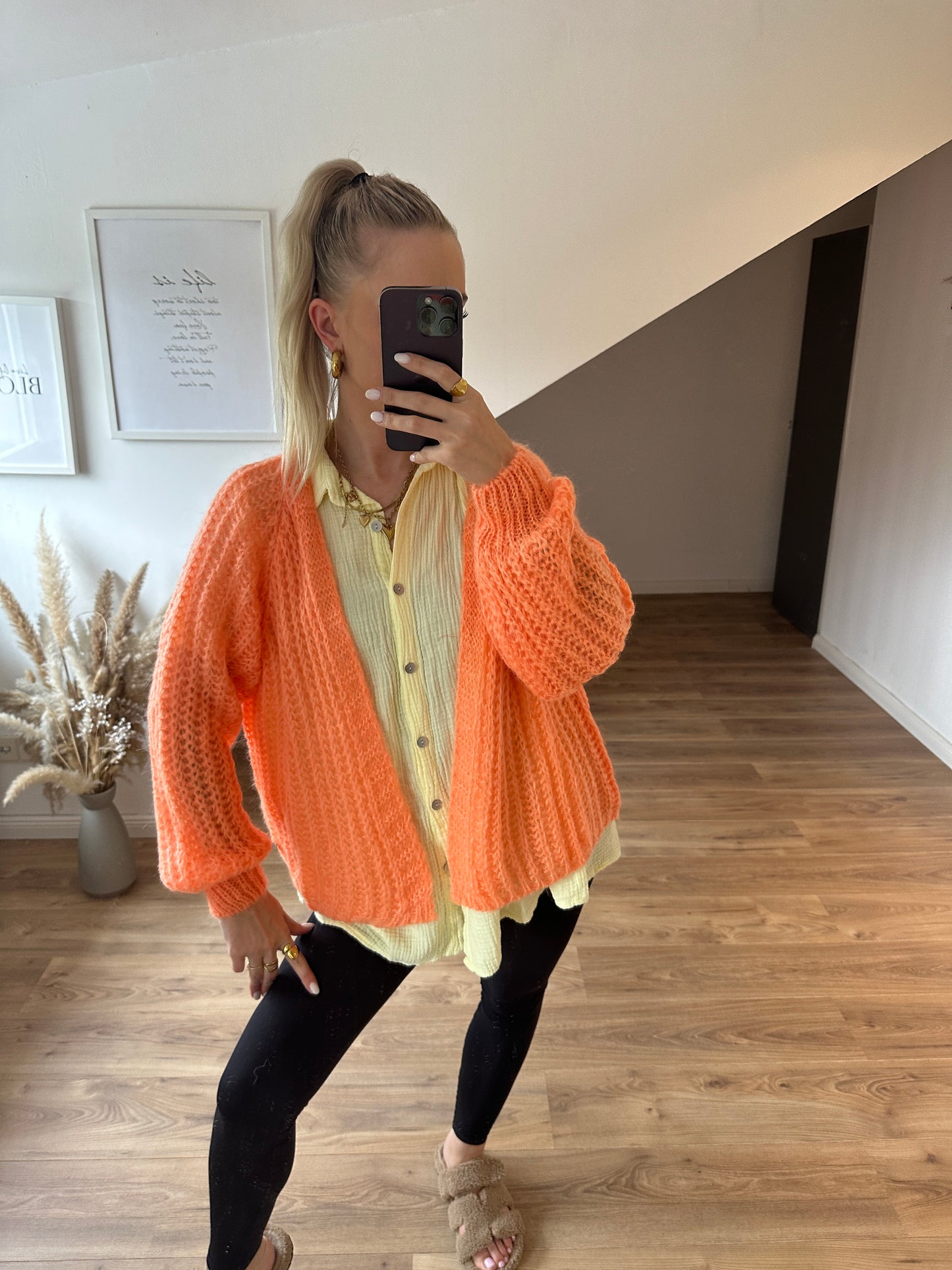 Cardigan Luna Apricot