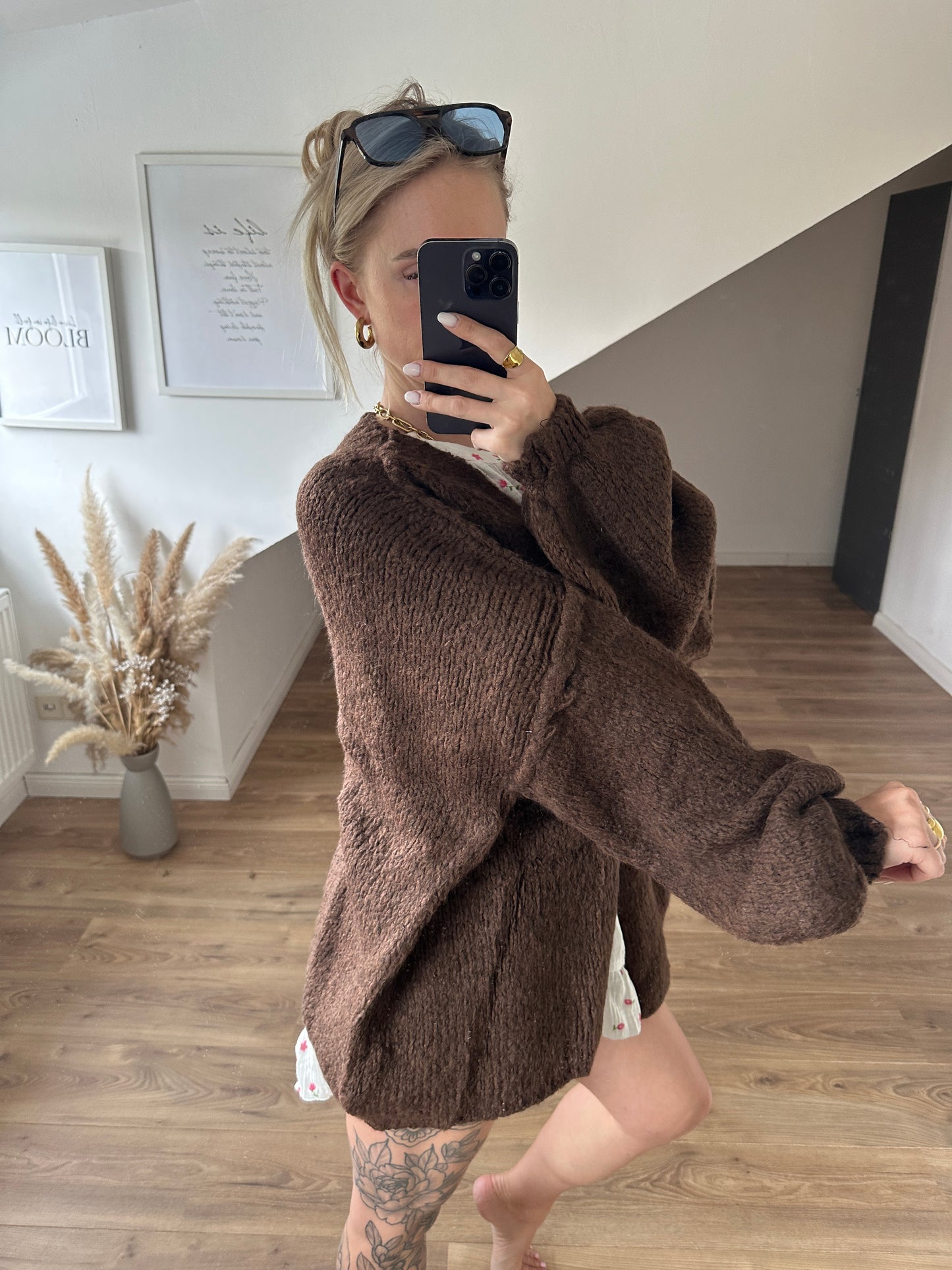 Cardigan "Nala" dunkelgrau