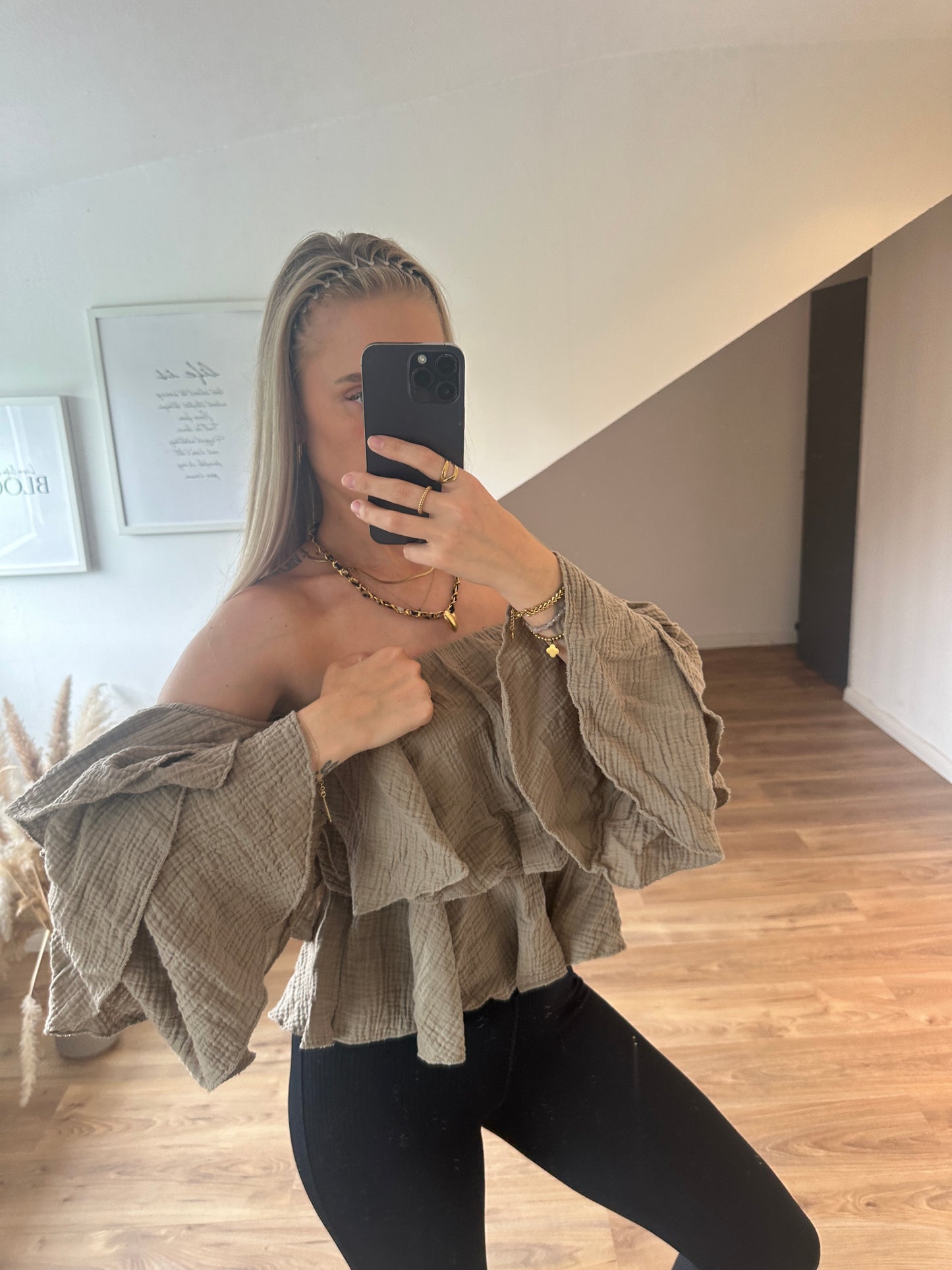 Oberteil Elfi Taupe