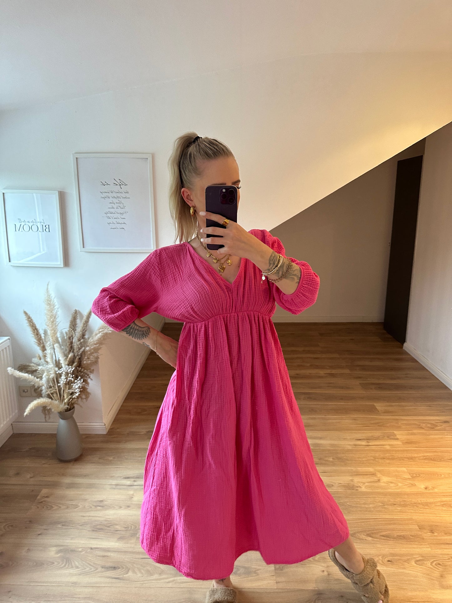Musselin Kleid Summerdream Weiß