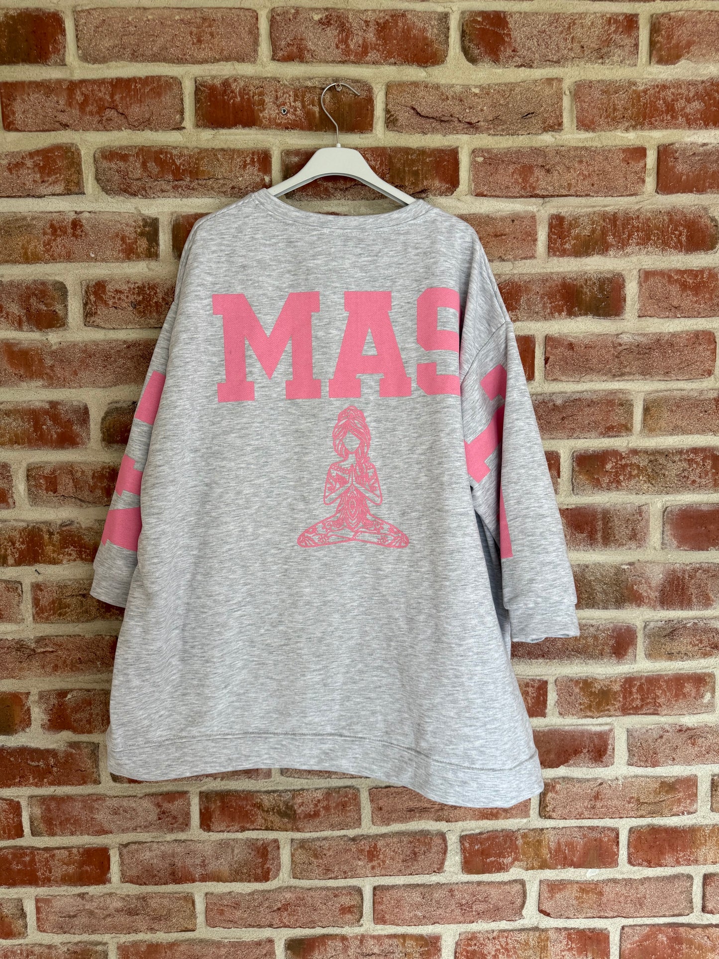 Sweatshirt Namaste Grau