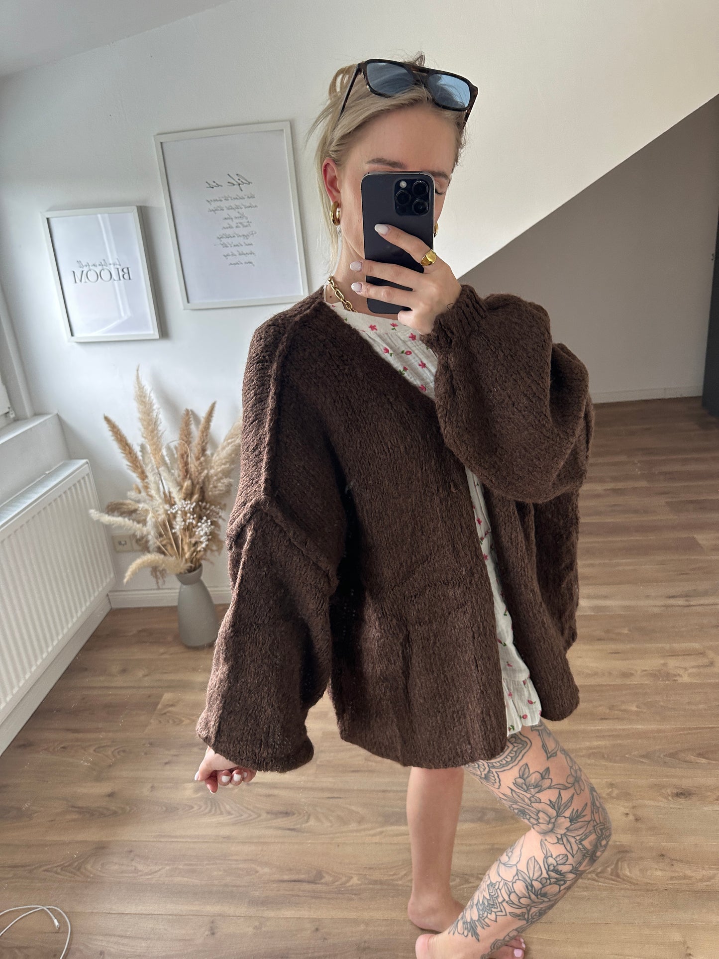 Cardigan "Nala" dunkelgrau