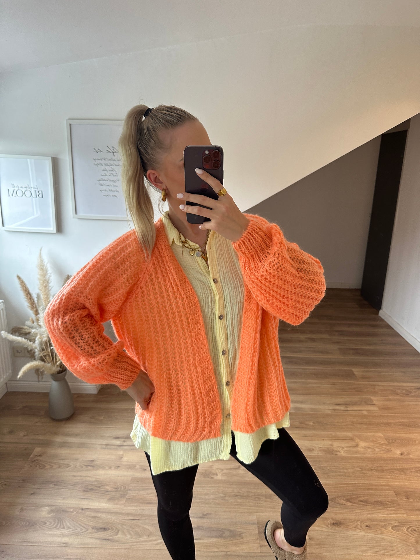 Cardigan Luna Apricot