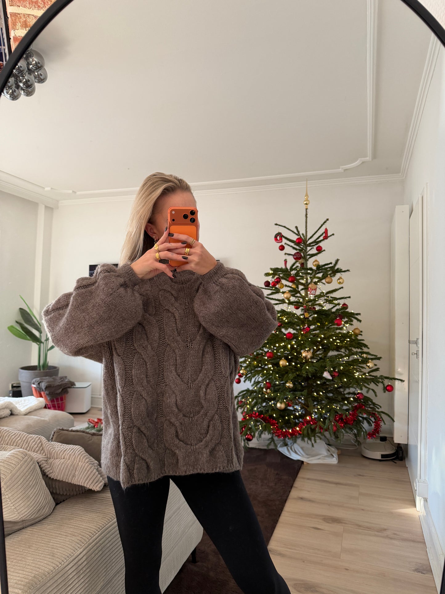 Pullover Knoti Taupe