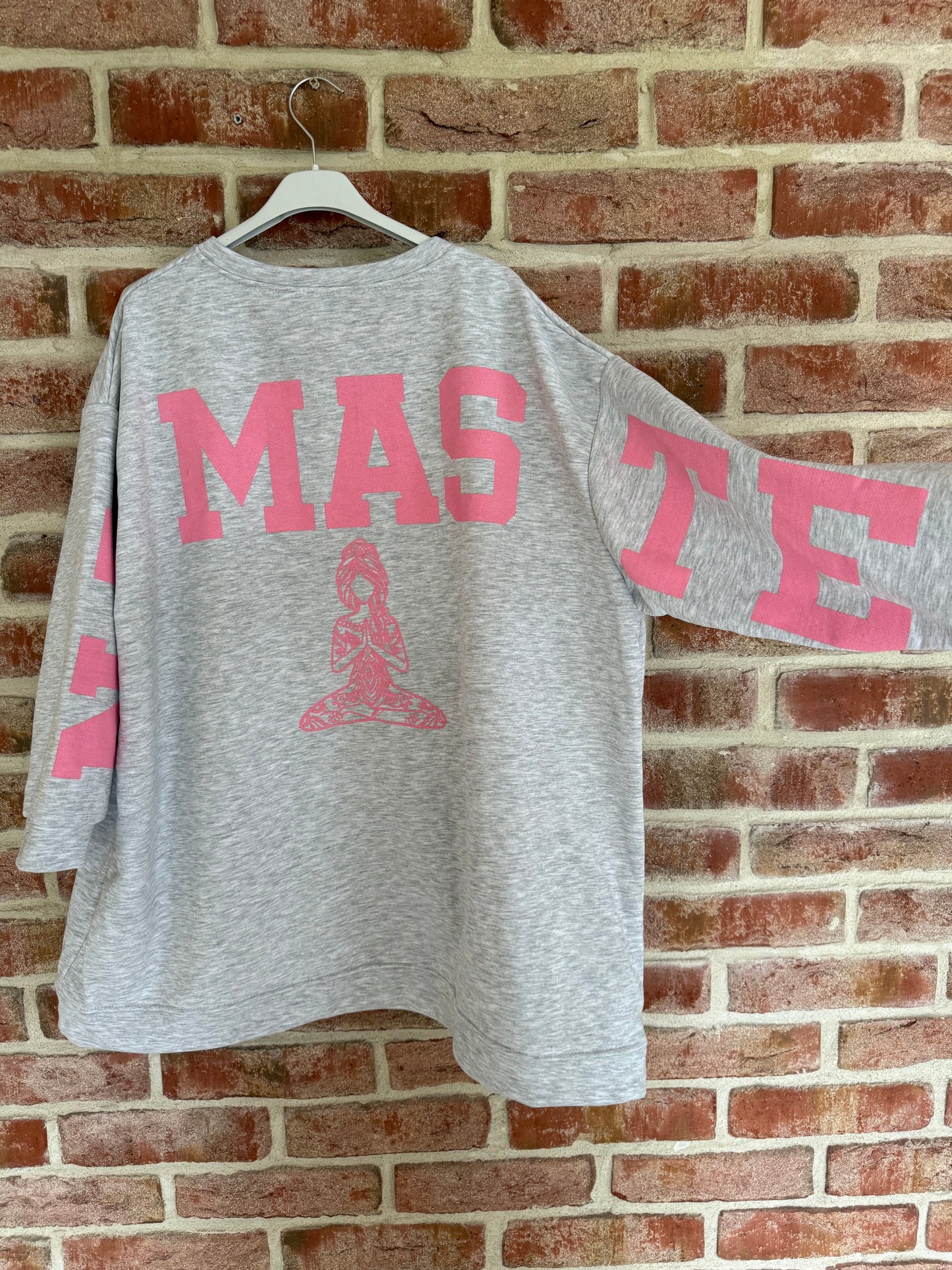 Sweatshirt Namaste Grau
