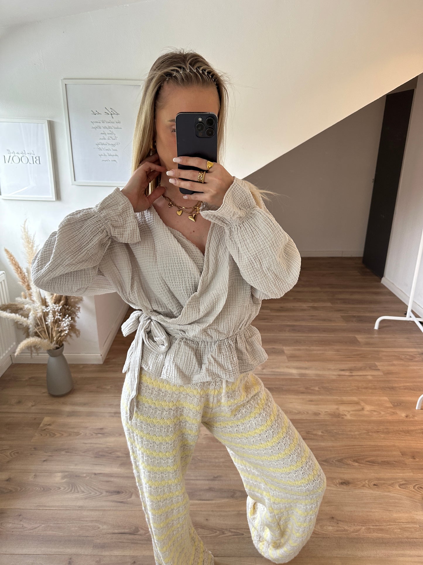 Musselinbluse Lina weiß