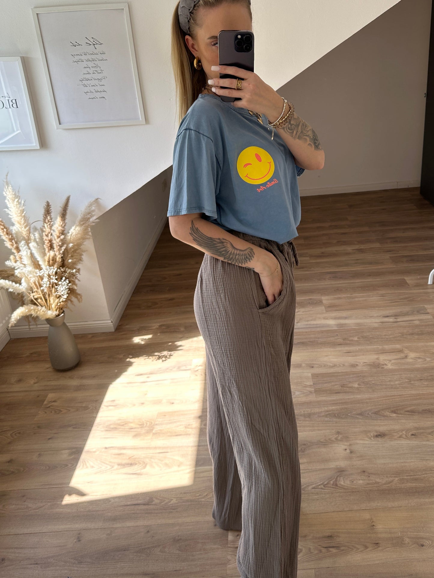 Musselin Hose "Spring" Gelb