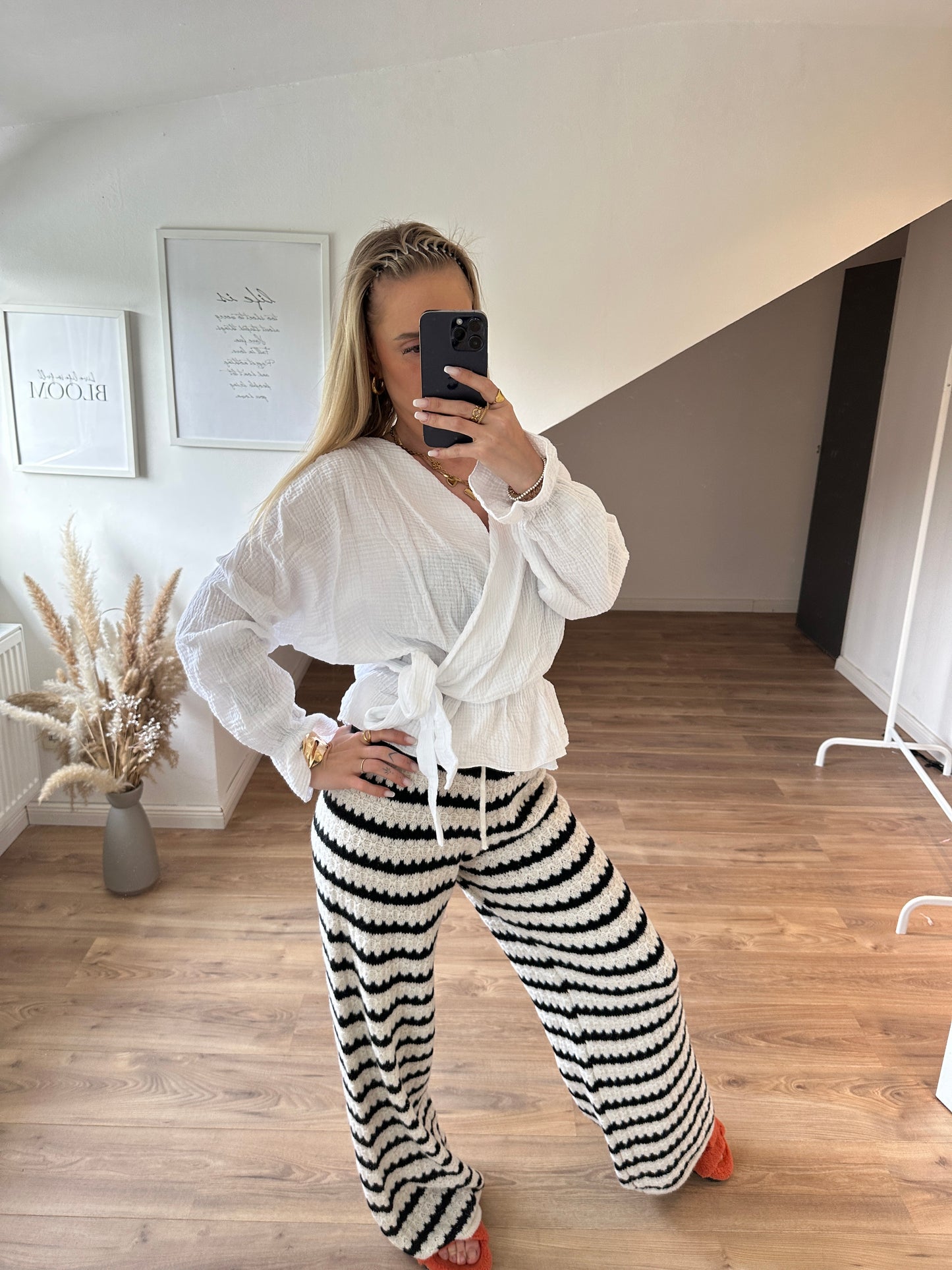Musselinbluse Lina weiß