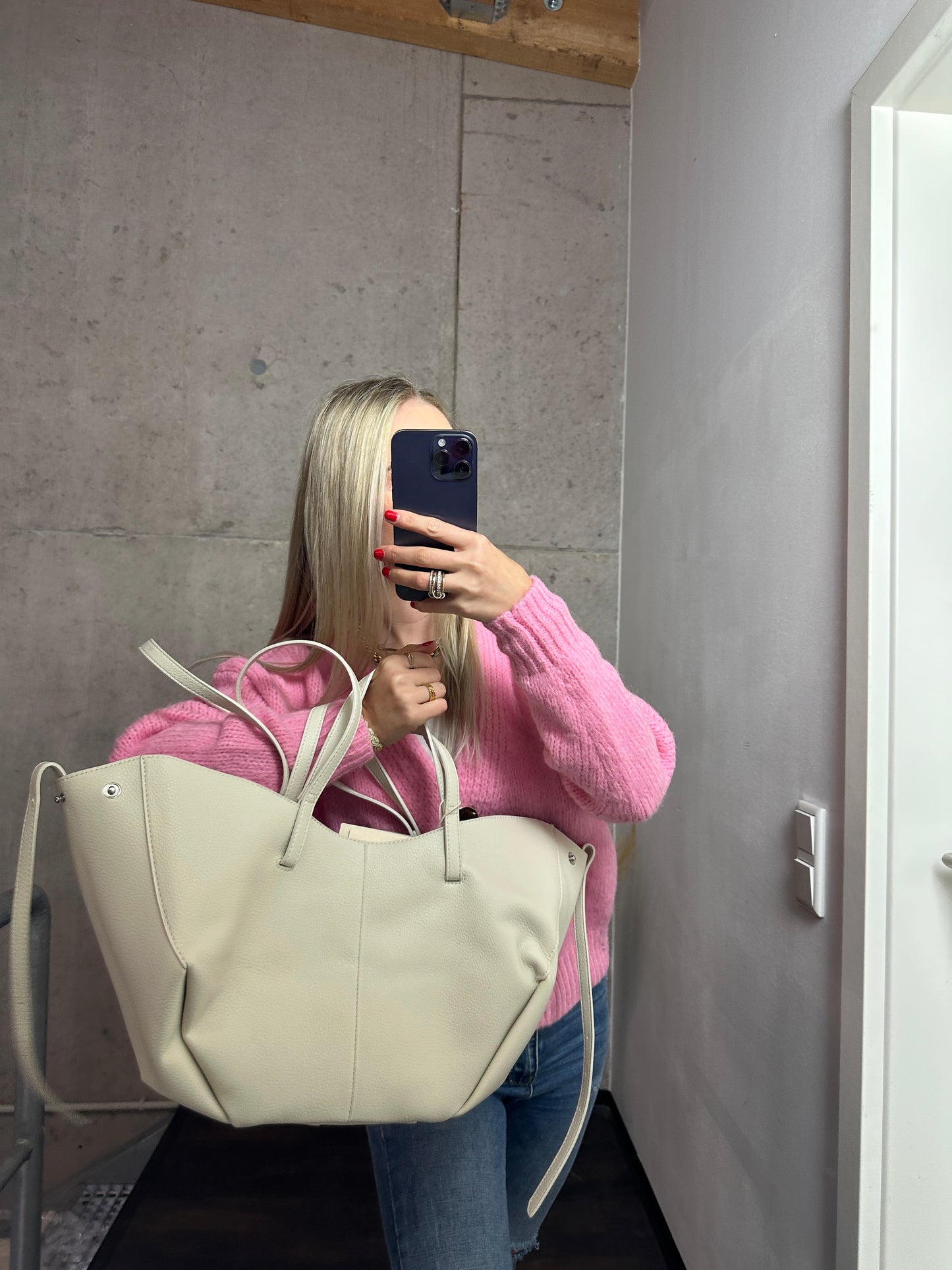 Tasche Study Creme