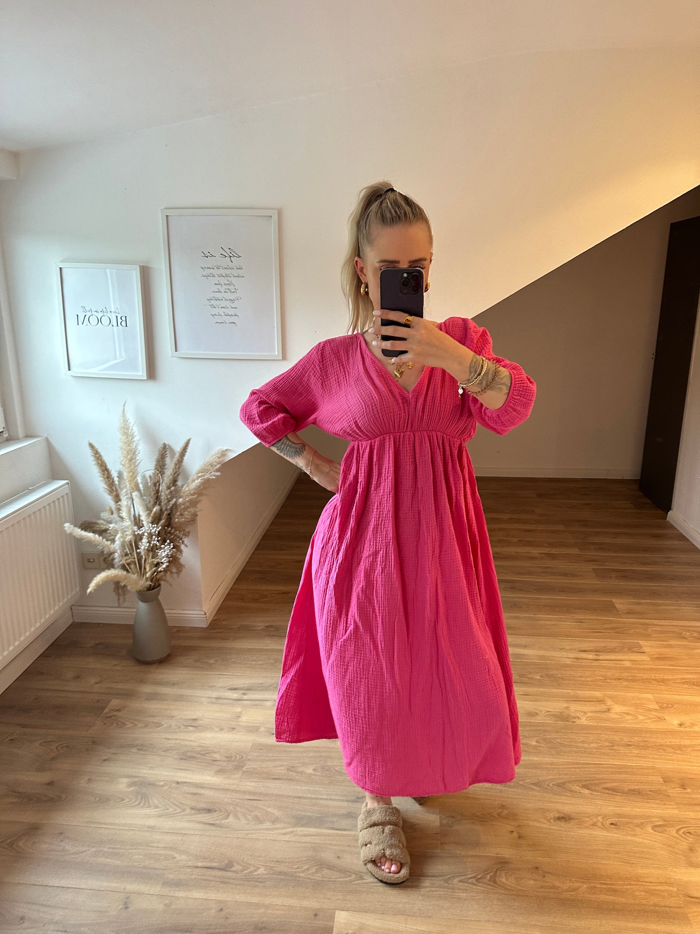 Musselin Kleid Summerdream Weiß