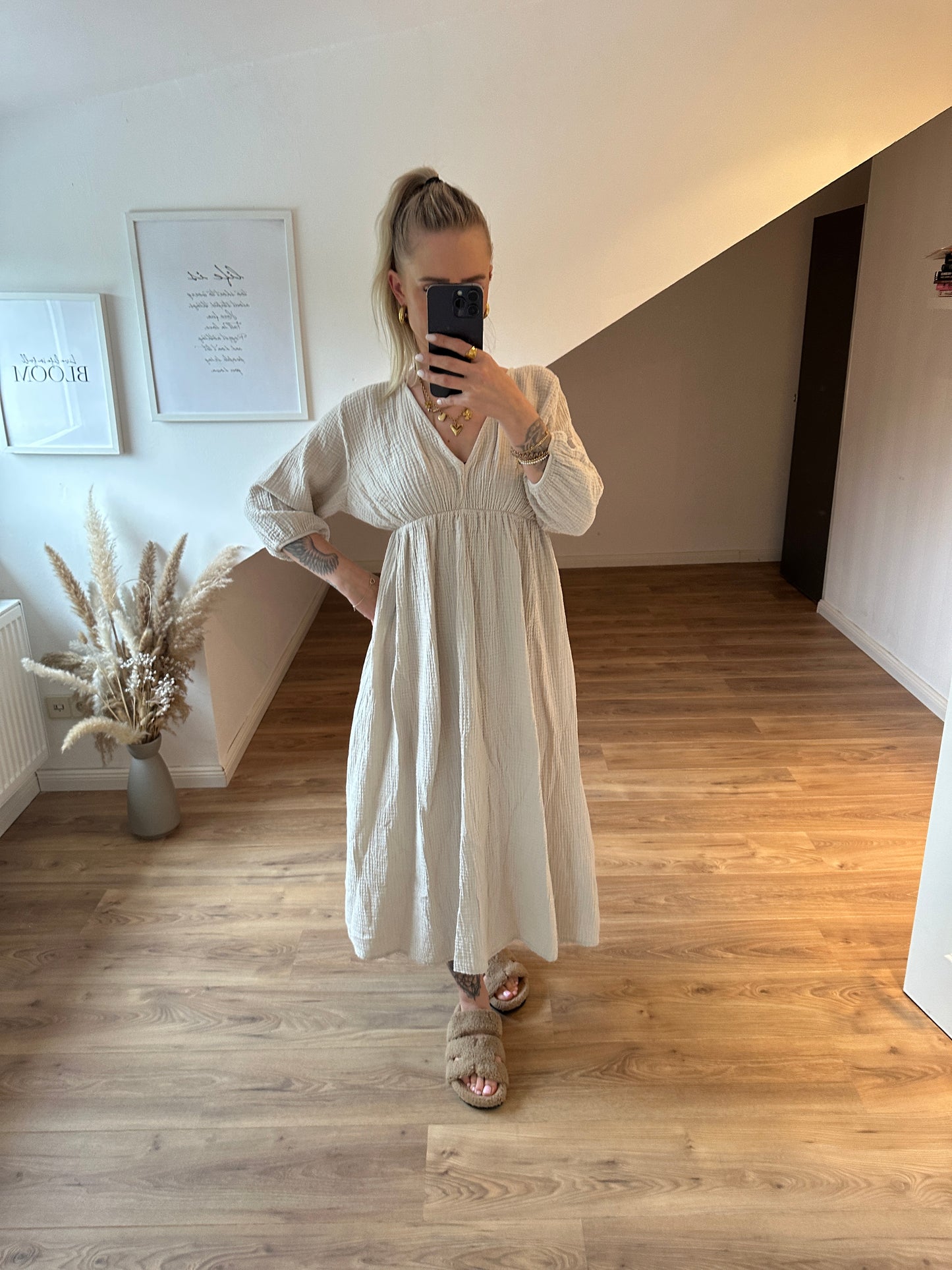 Musselin Kleid Summerdream Weiß