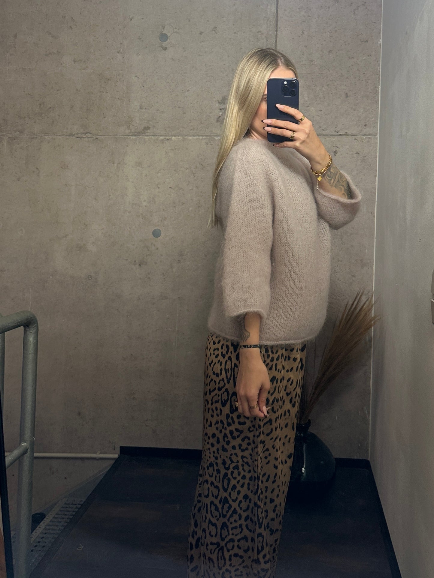 Mohair Pullover Beige