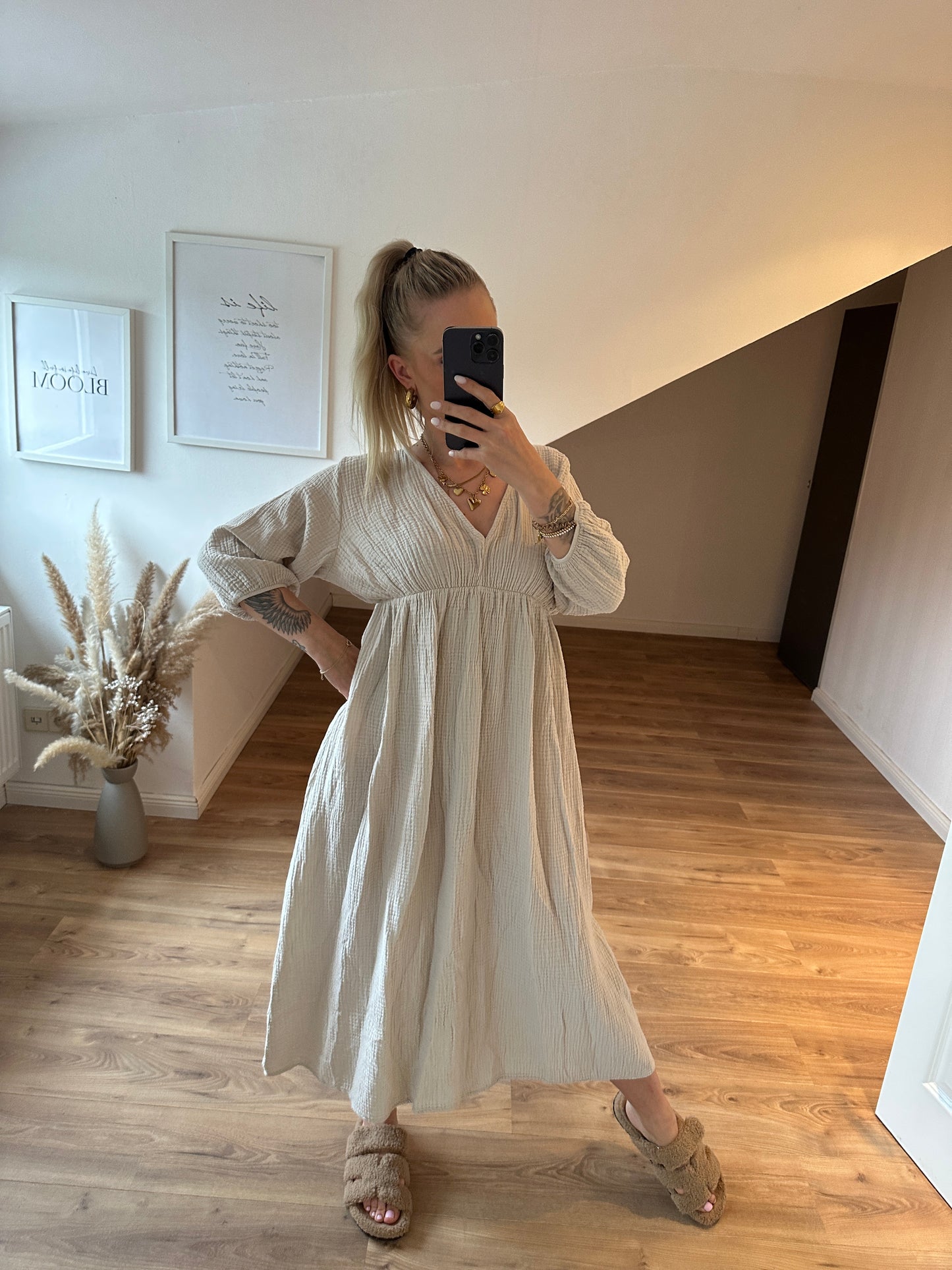 Musselin Kleid Summerdream Weiß