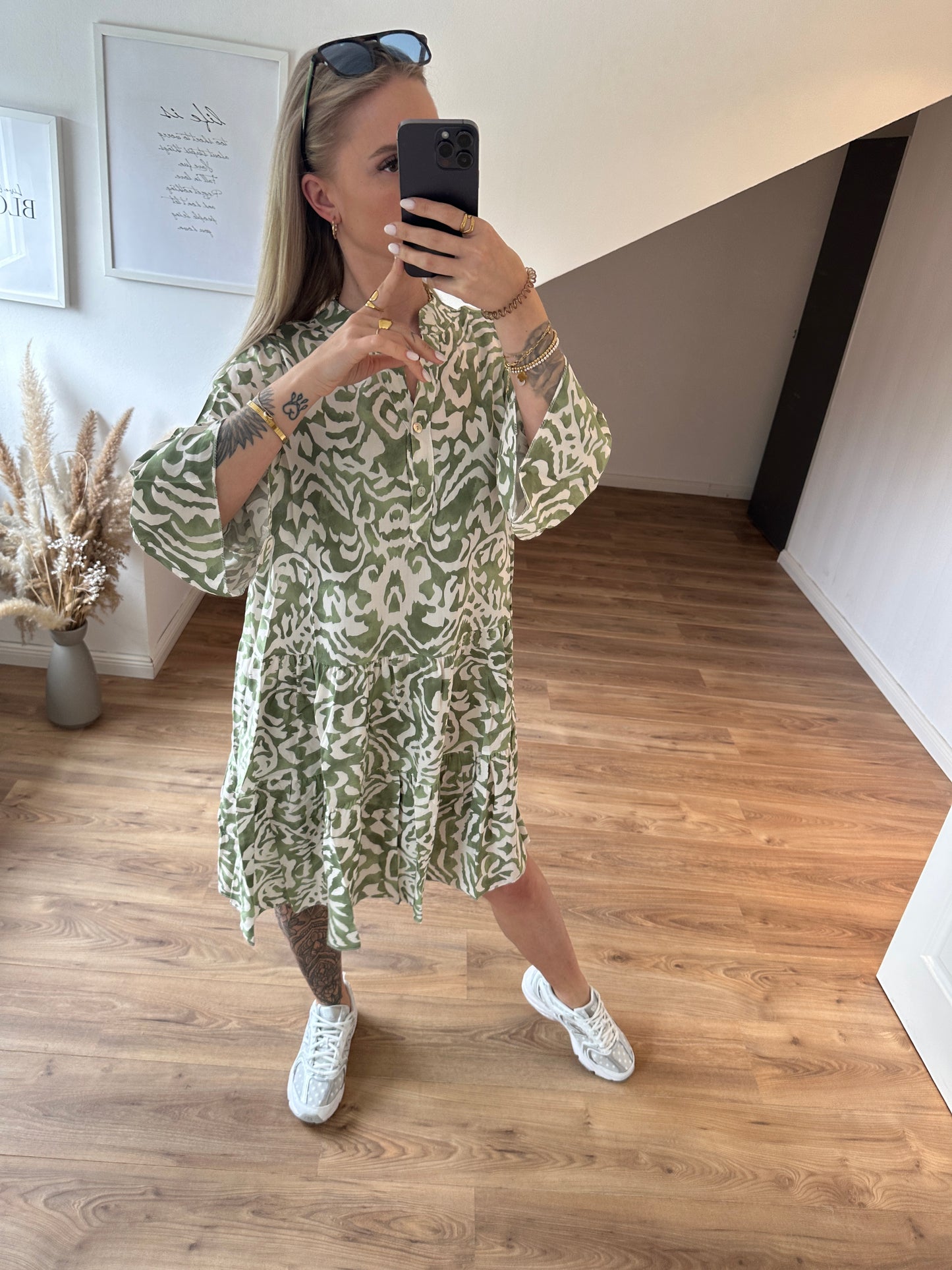 Kleid ”Siena“ Grün