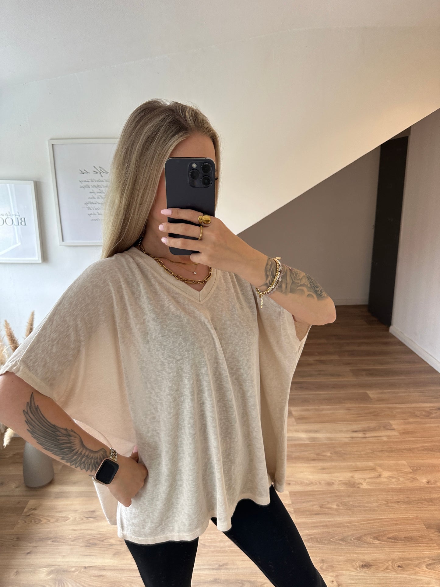 Leichtes Shirt beige