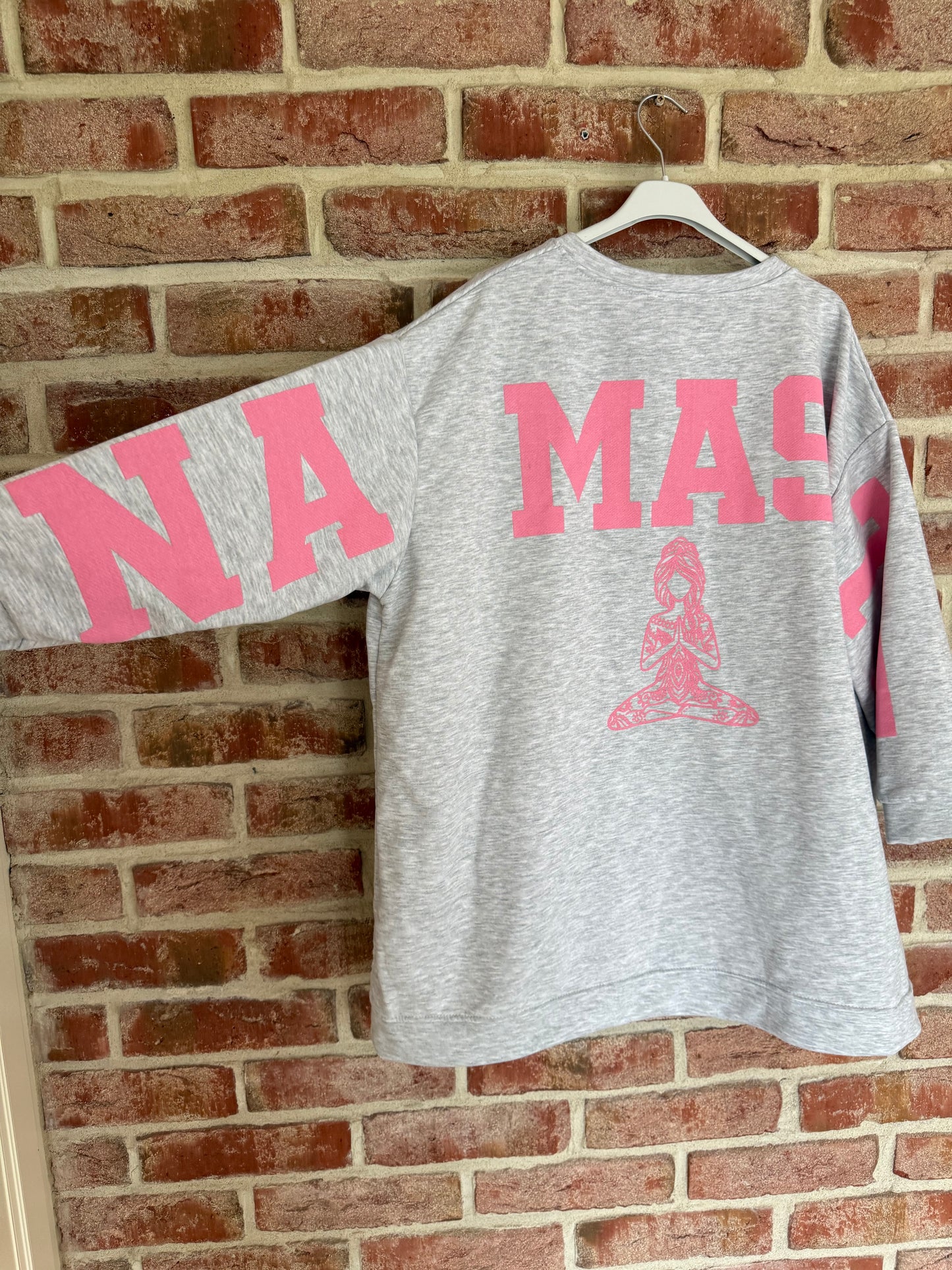 Sweatshirt Namaste Grau