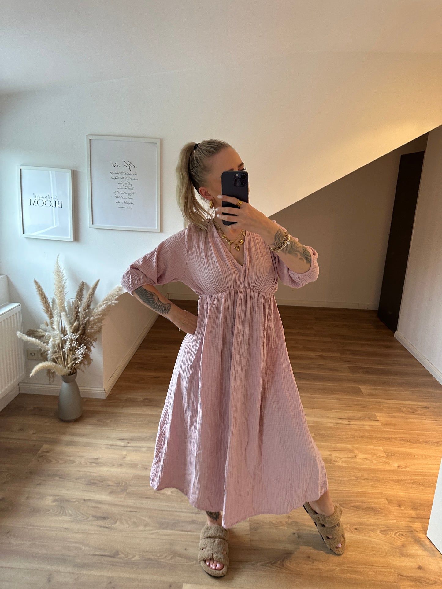 Musselin Kleid Summerdream Weiß