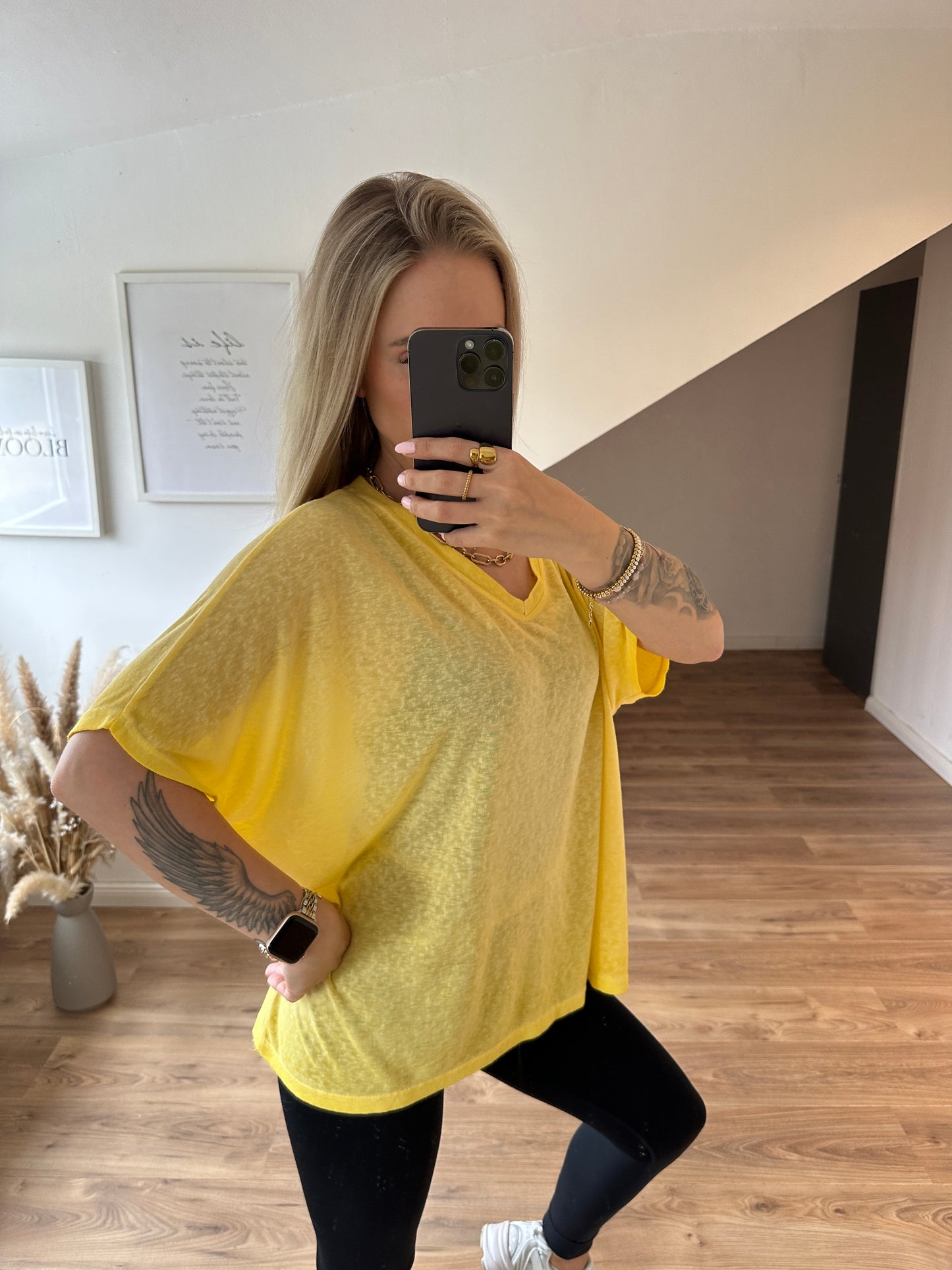 Leichtes Shirt gelb