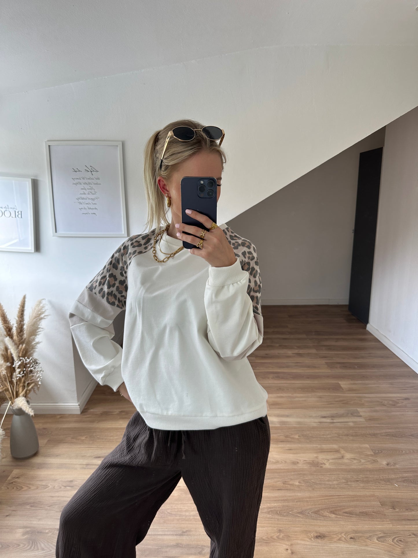 Leo Pullover Weiß