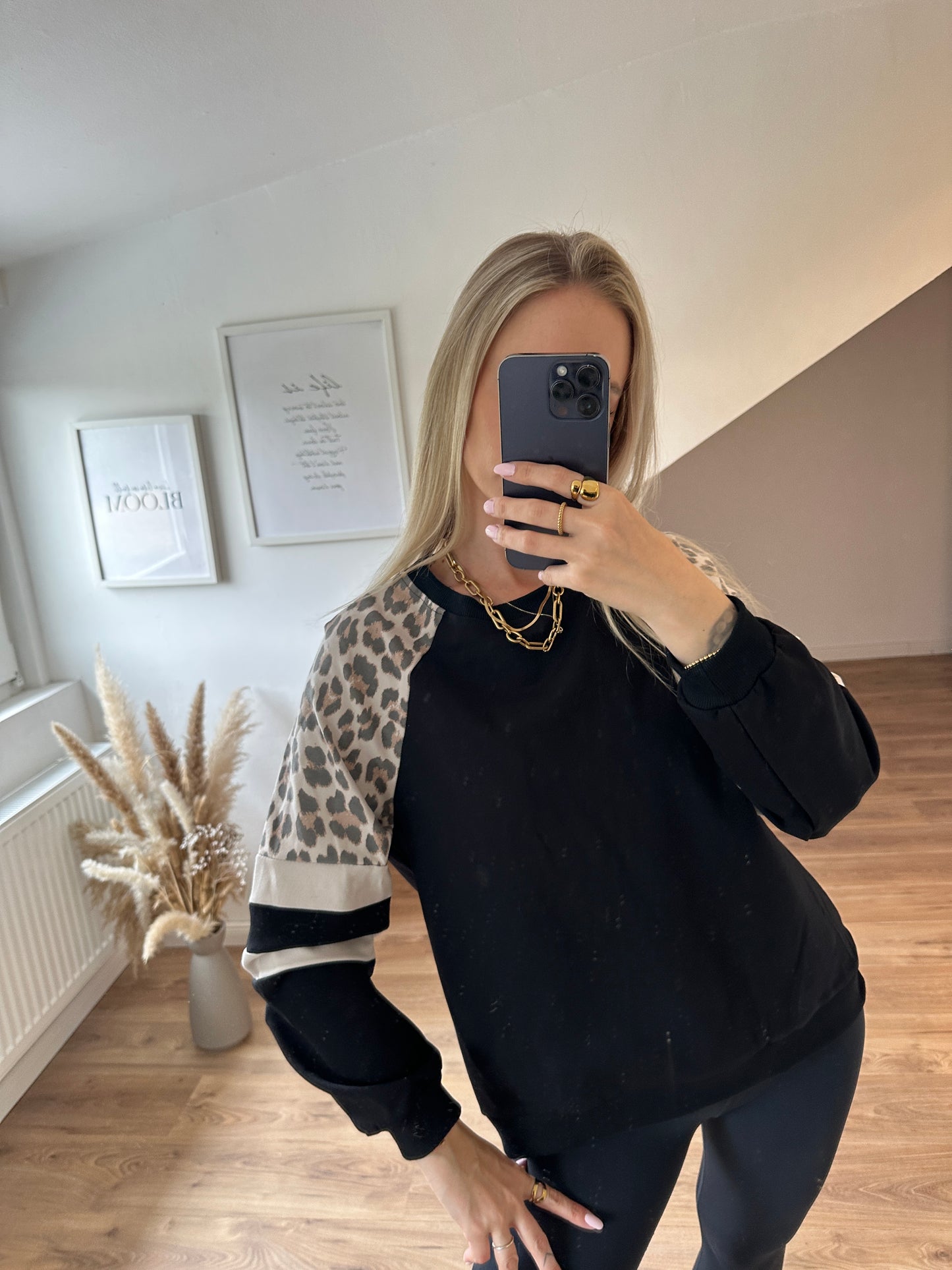 Leo Pullover Schwarz