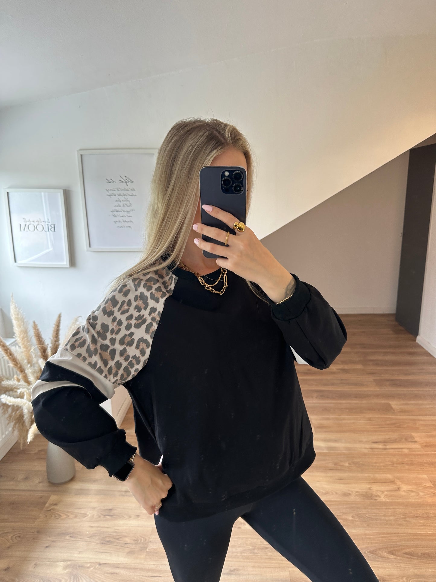 Leo Pullover Schwarz