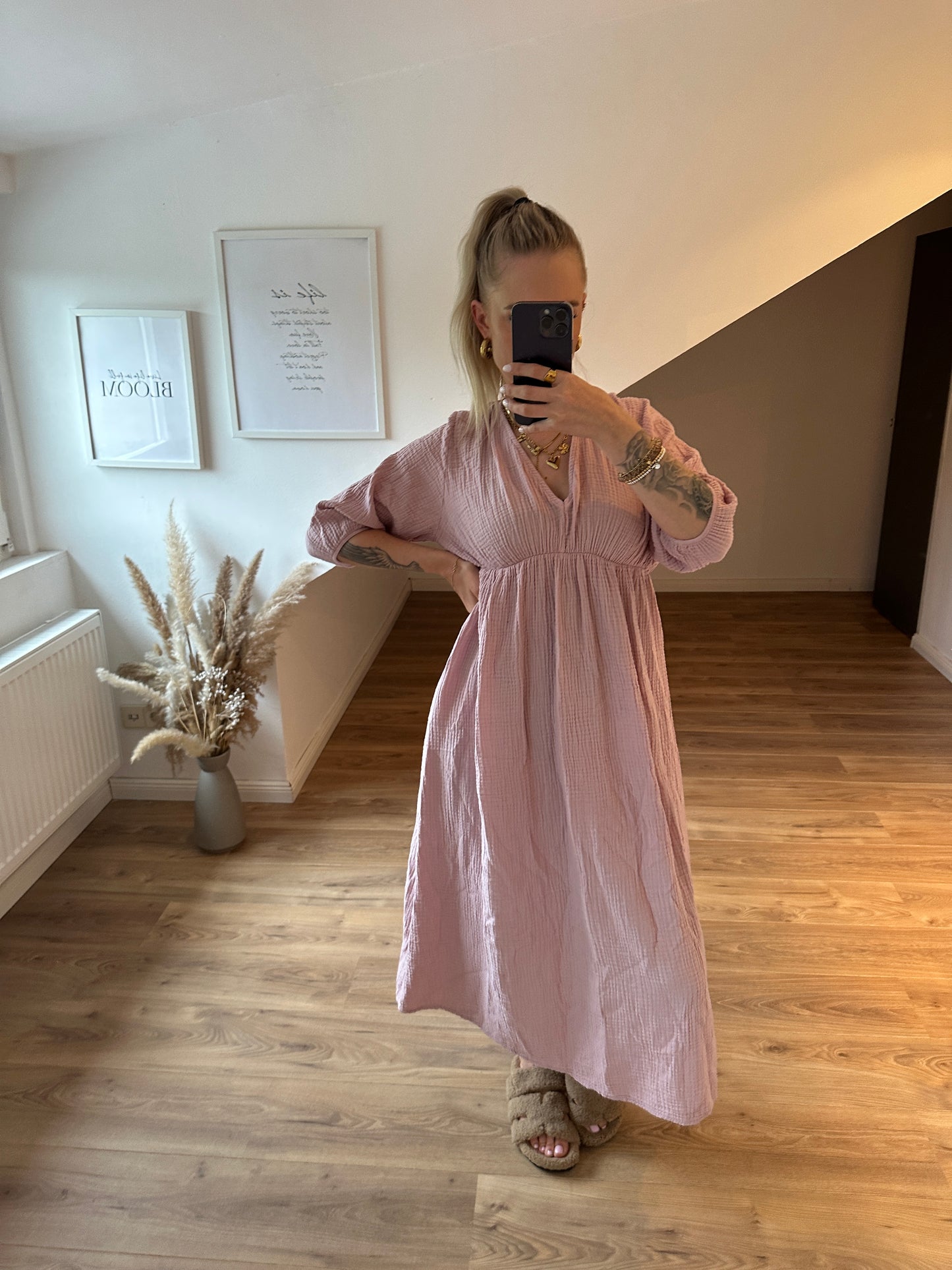 Musselin Kleid Summerdream Weiß