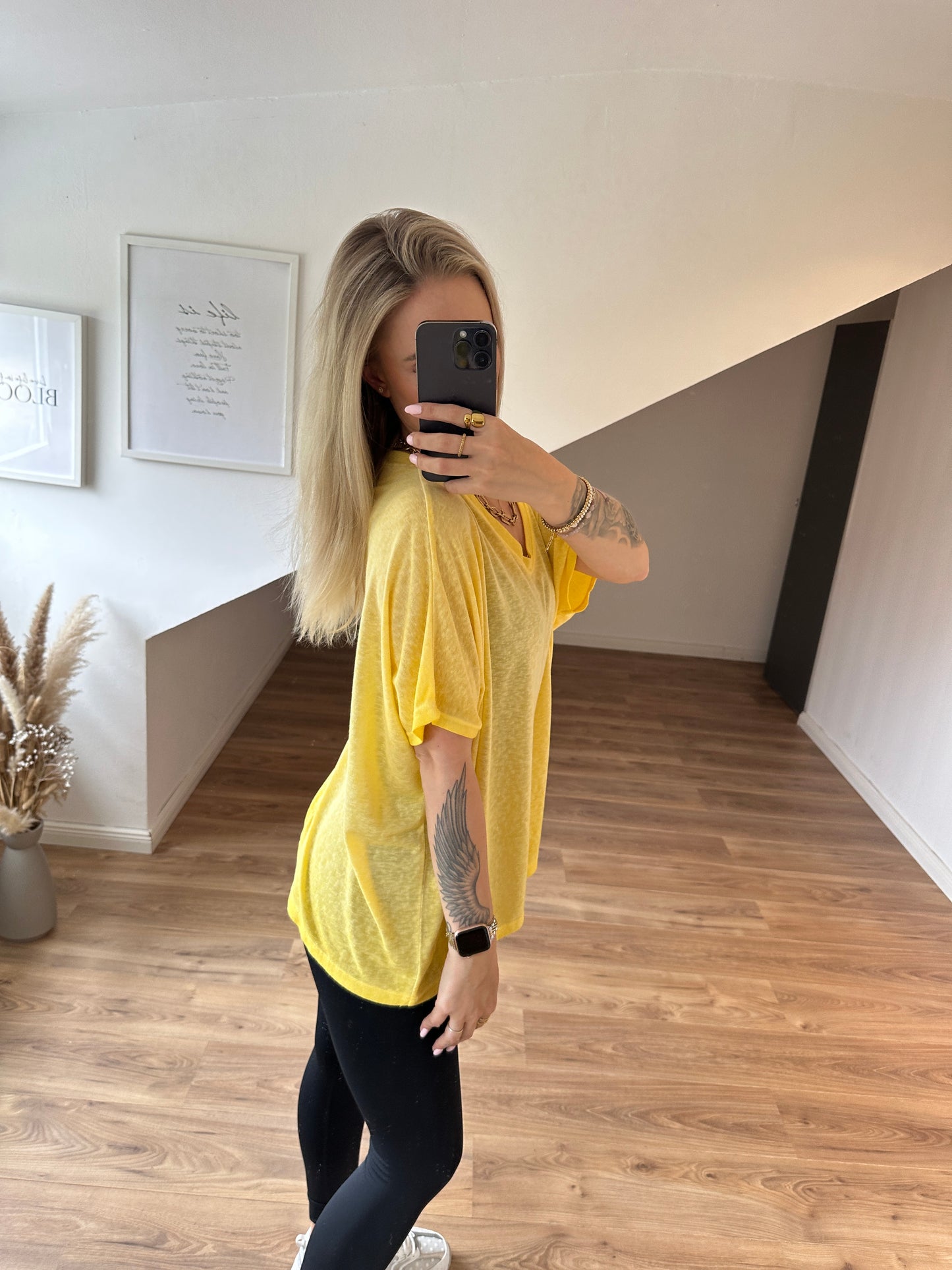 Leichtes Shirt gelb