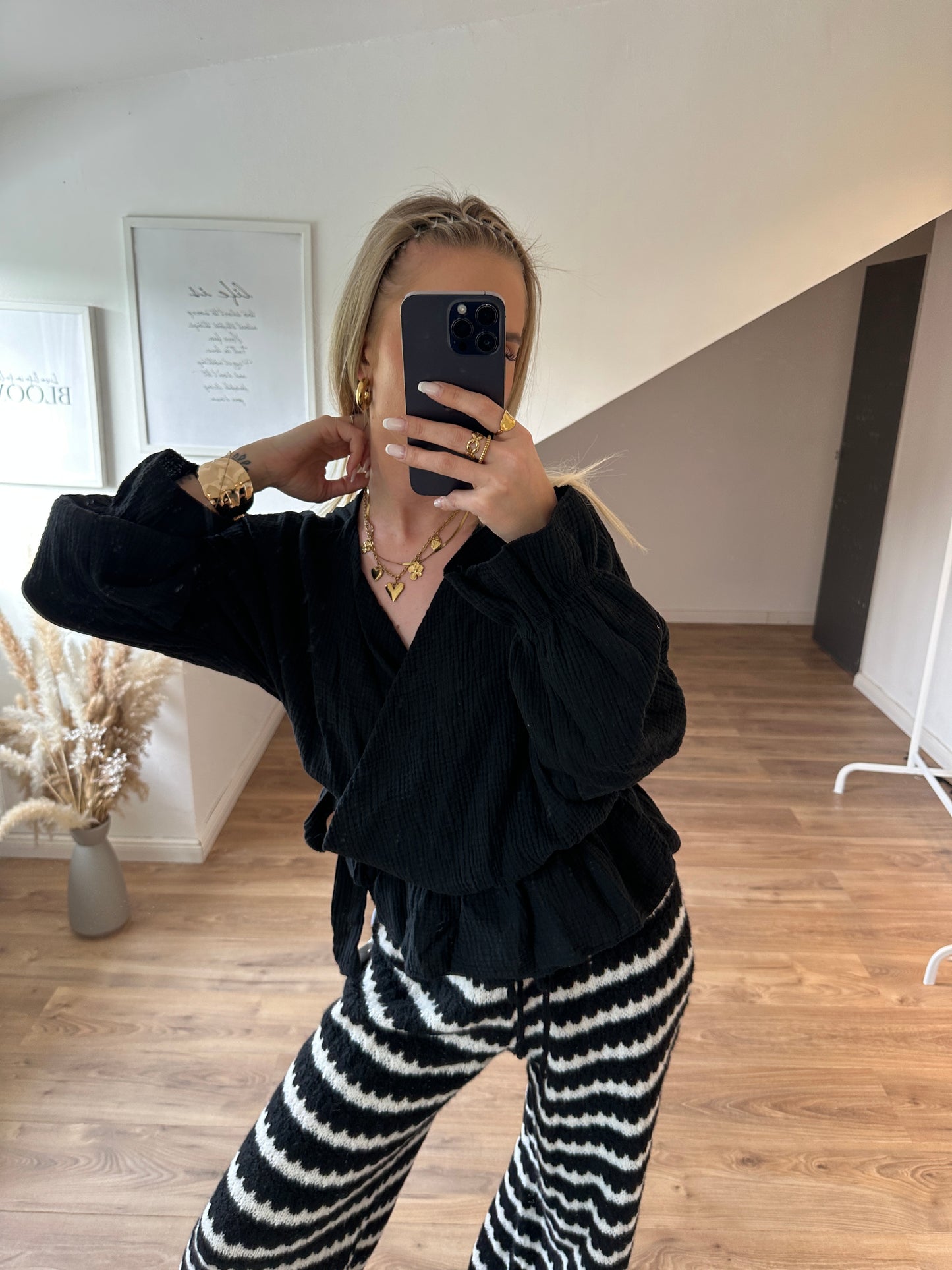 Musselinbluse Lina weiß