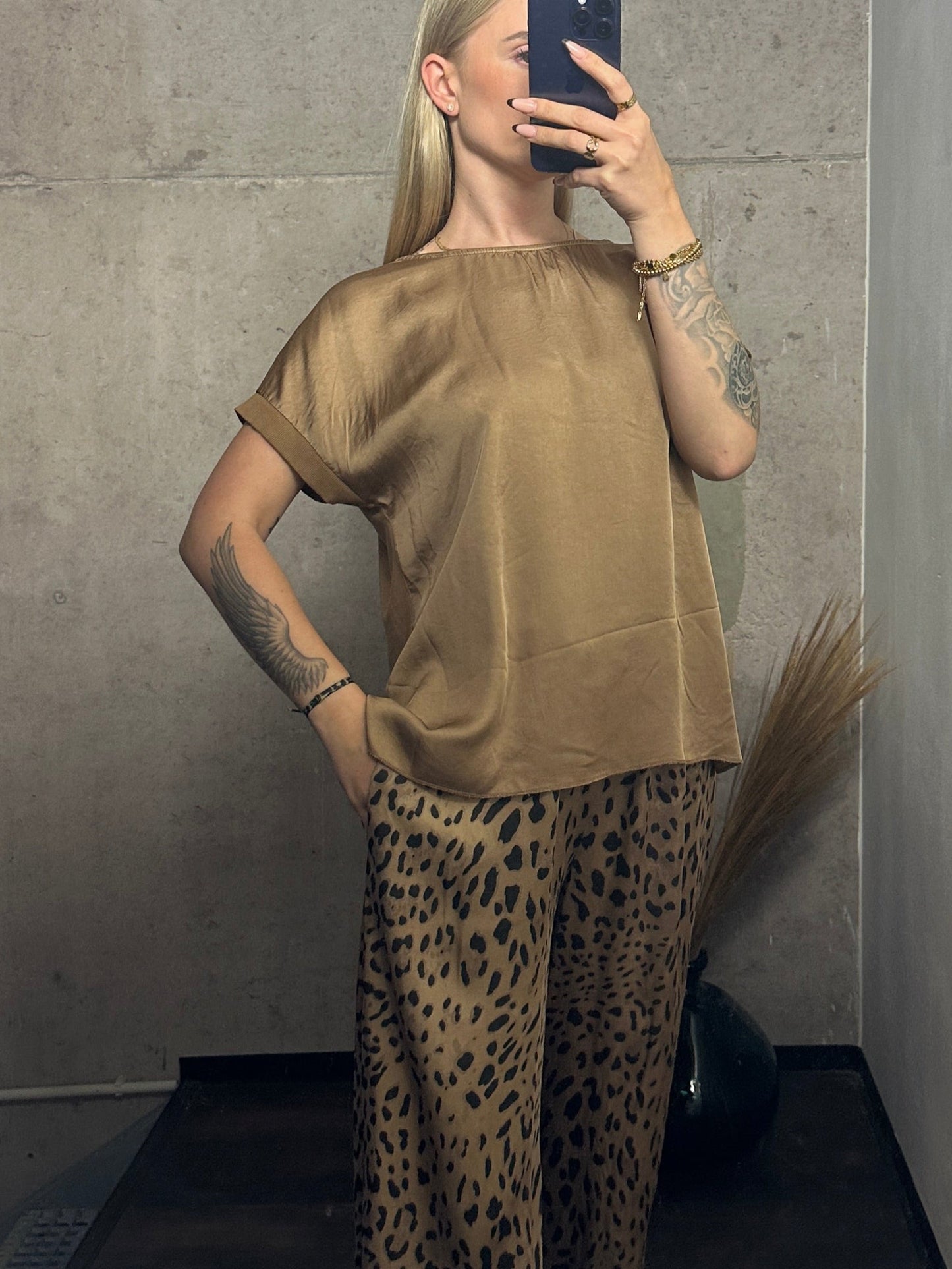 Seiden Shirt Gold