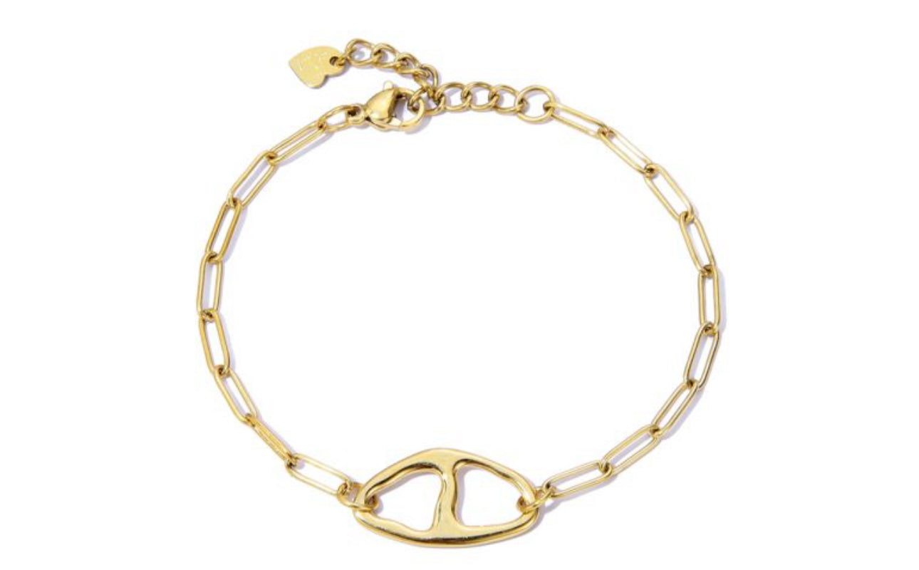 Armband Gold Abstracte Form