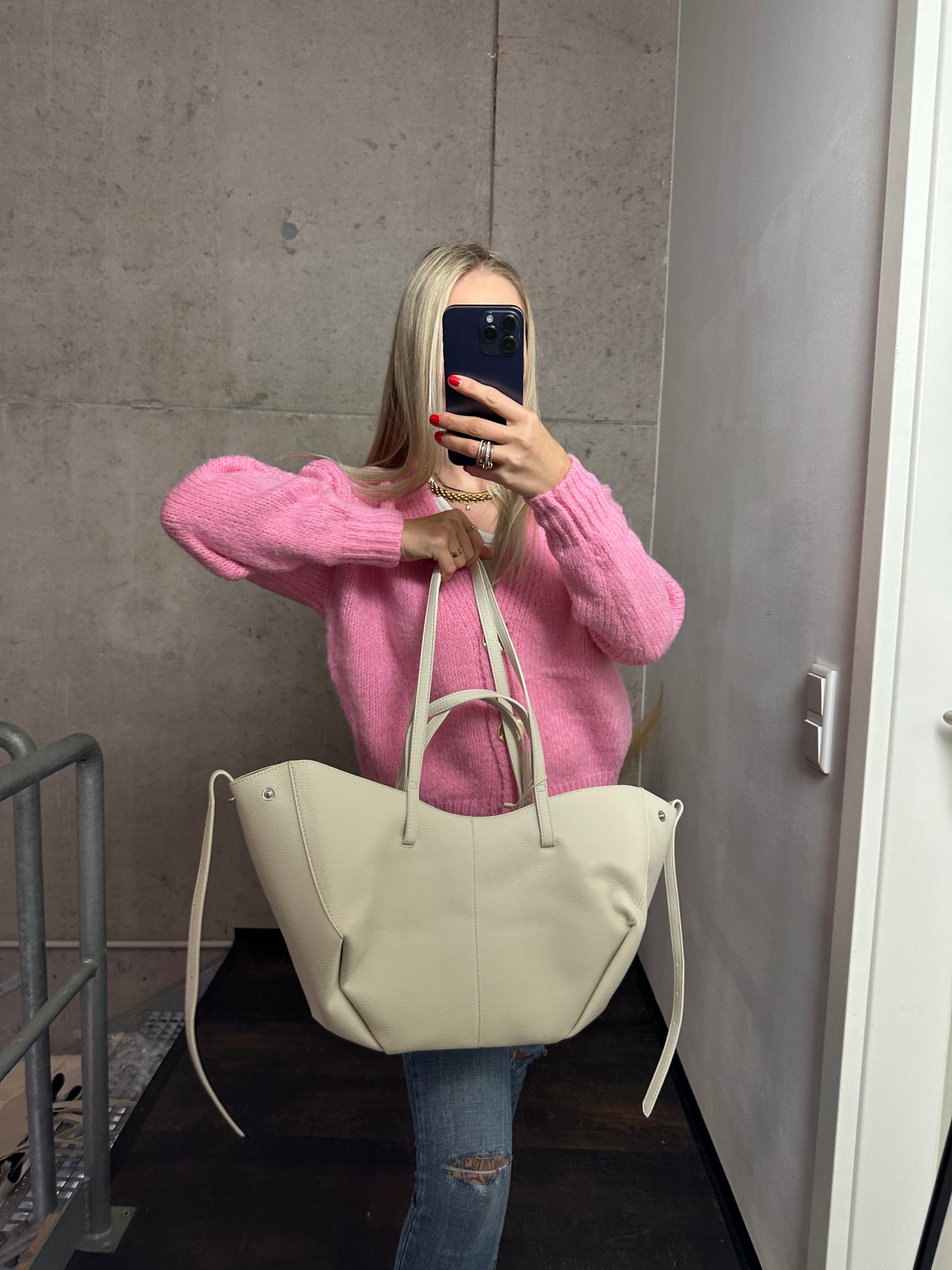 Tasche Study Creme