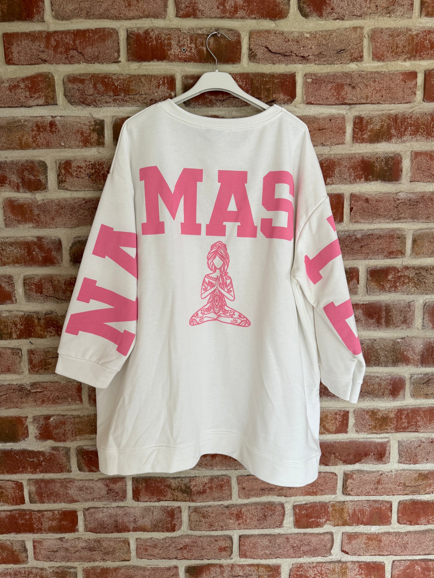 Sweatshirt Namaste Weiß