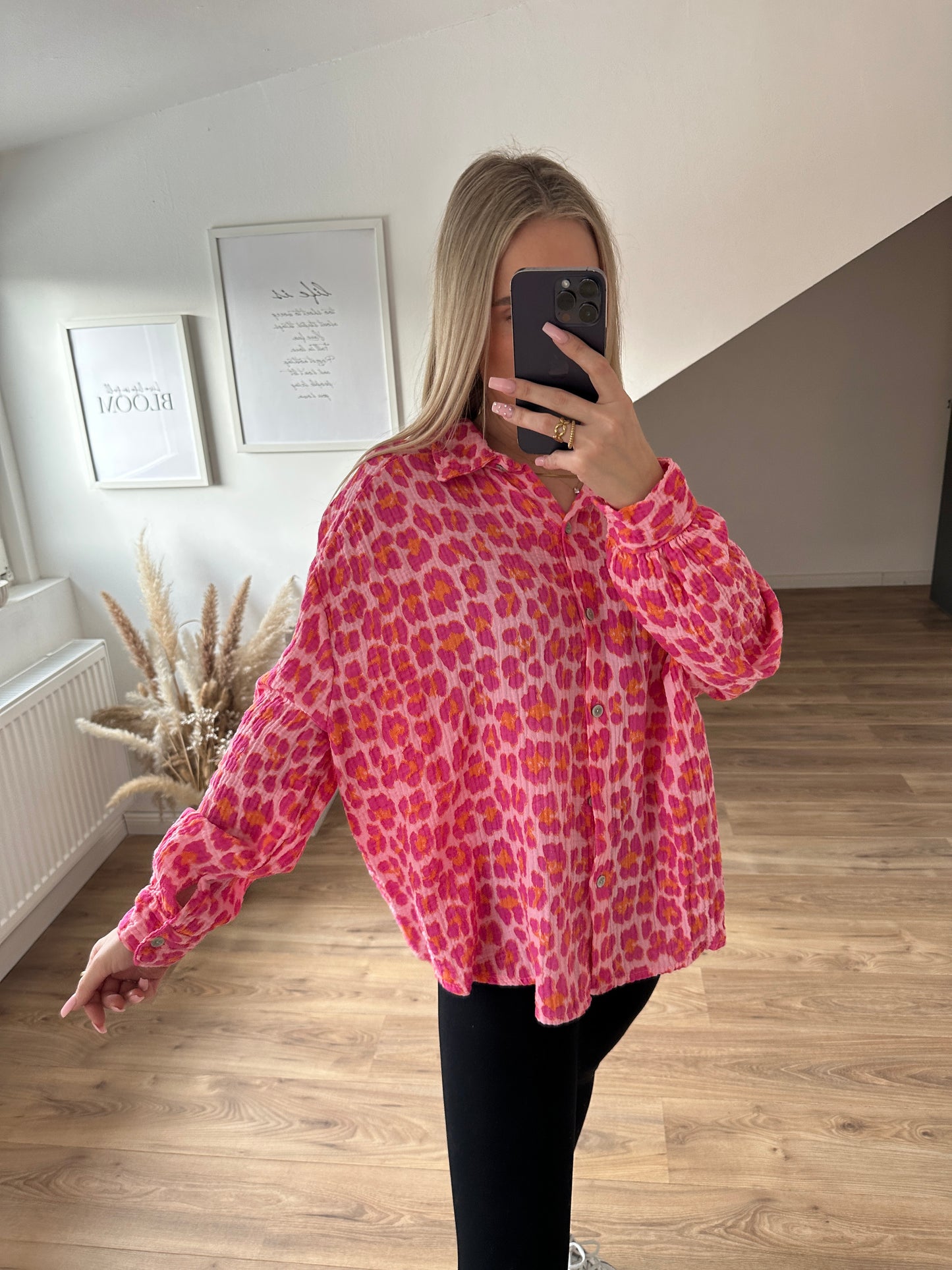 Leopardenbluse "Bluesy"