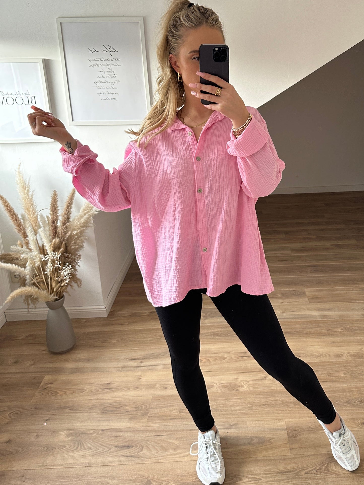 Musselin Bluse "Kiki" Orange