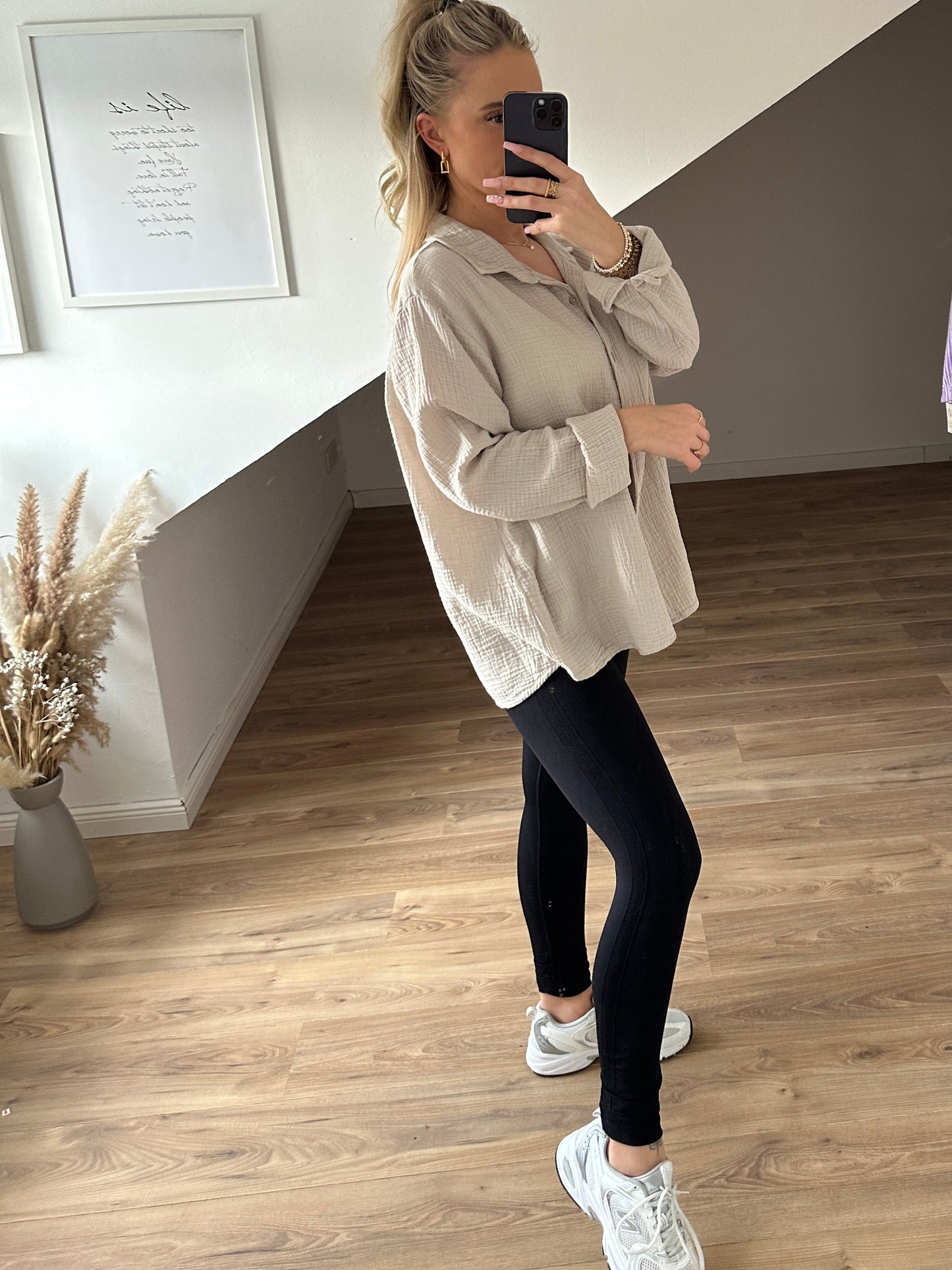 Musselin Bluse "Kiki" Orange