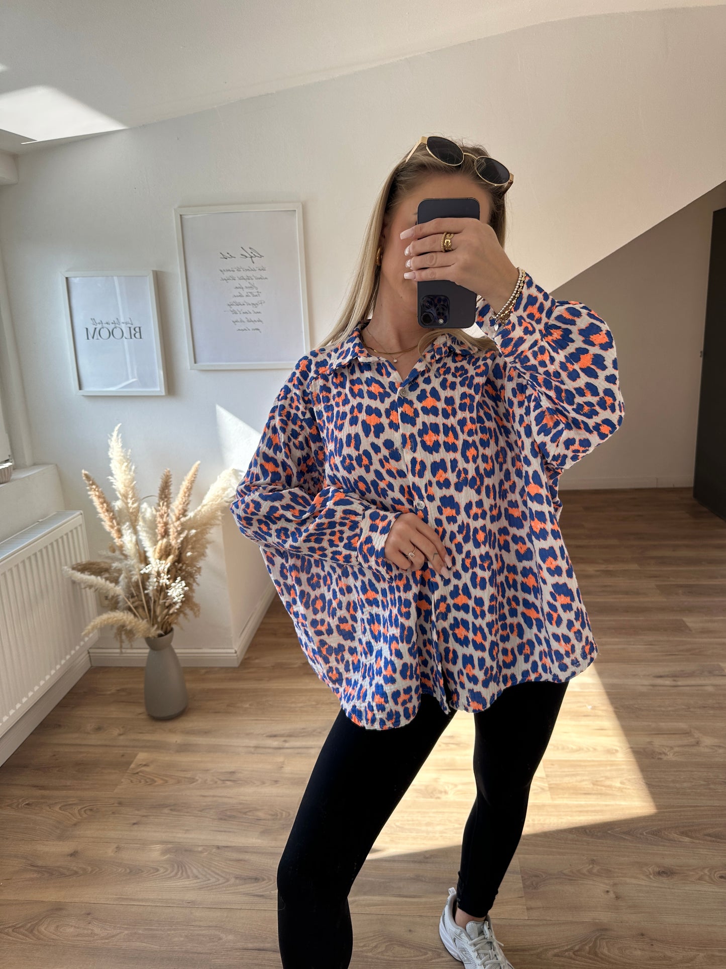 Leopardenbluse "Bluesy"