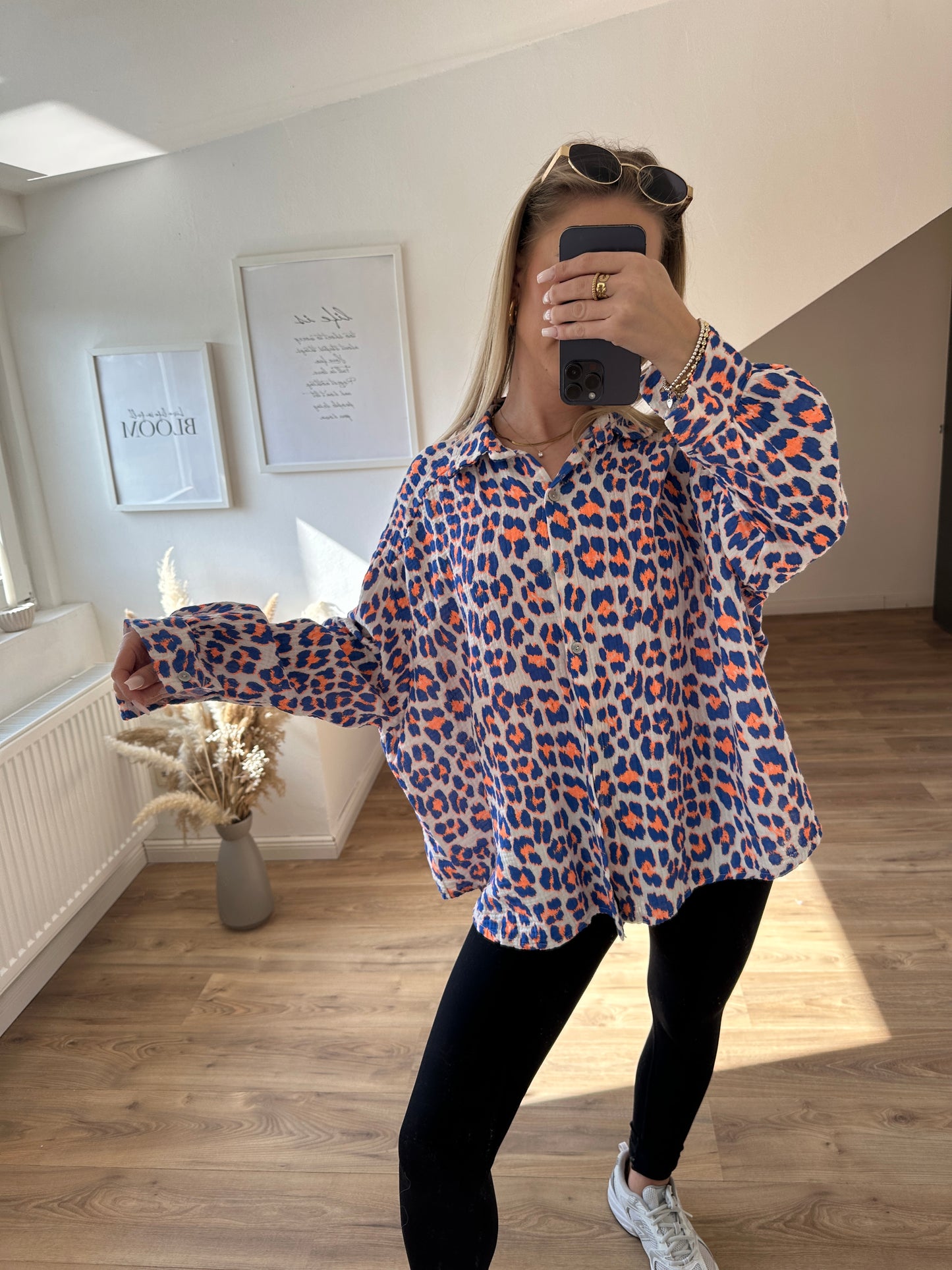 Leopardenbluse "Bluesy"