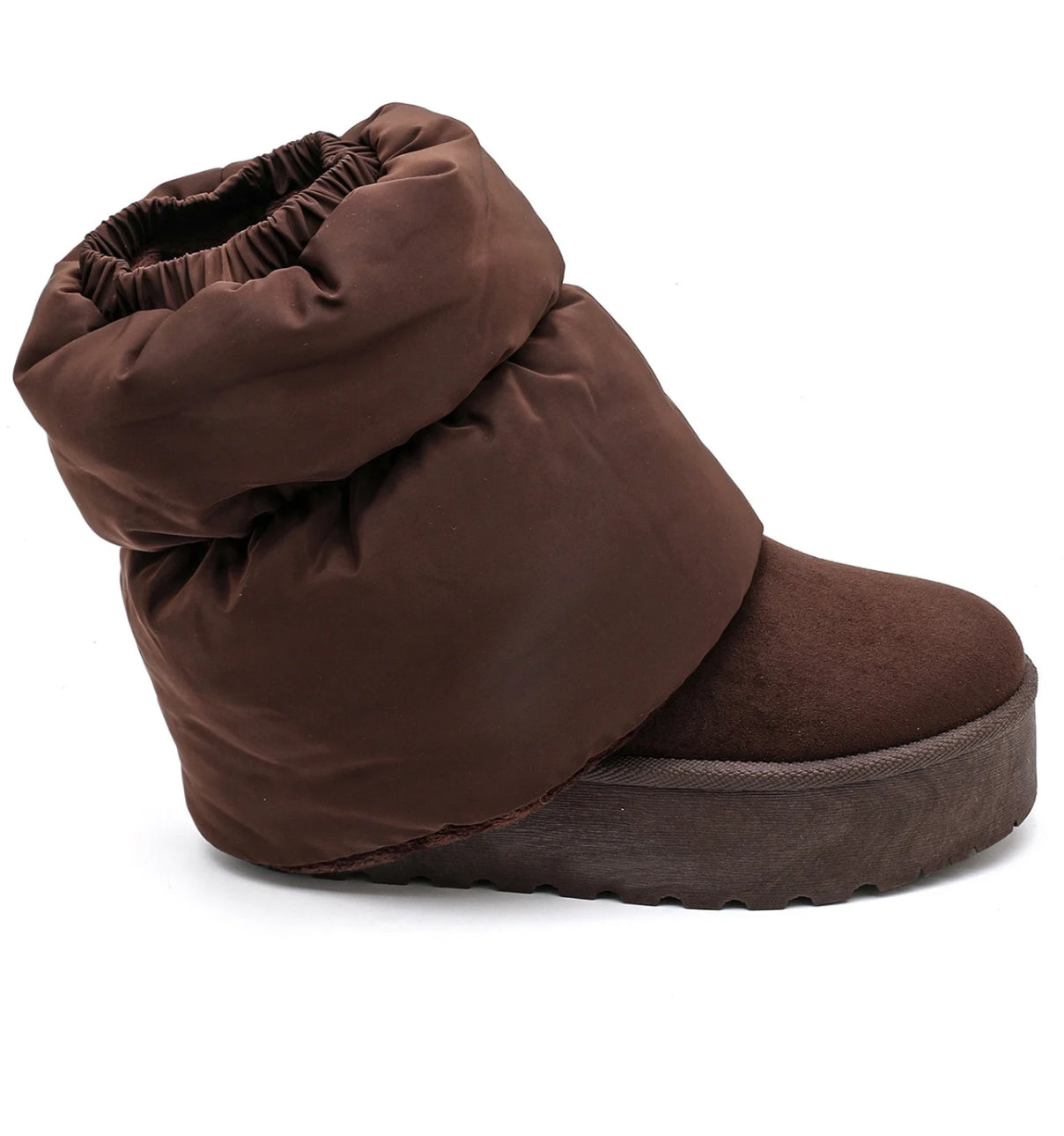 Boots Puffer Braun