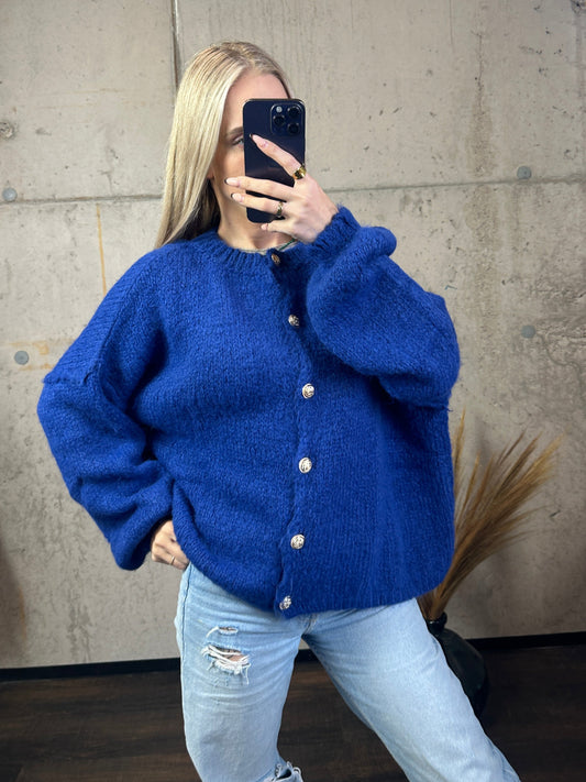 Nala mit Knöpfen Dunkelblau