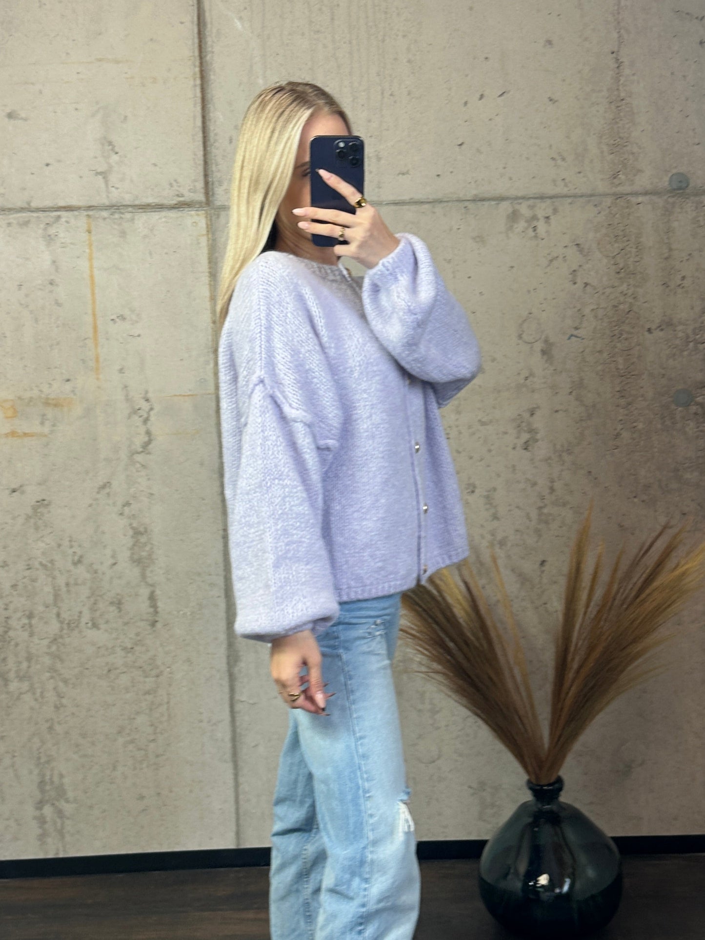 Nala mit Knöpfen Flieder