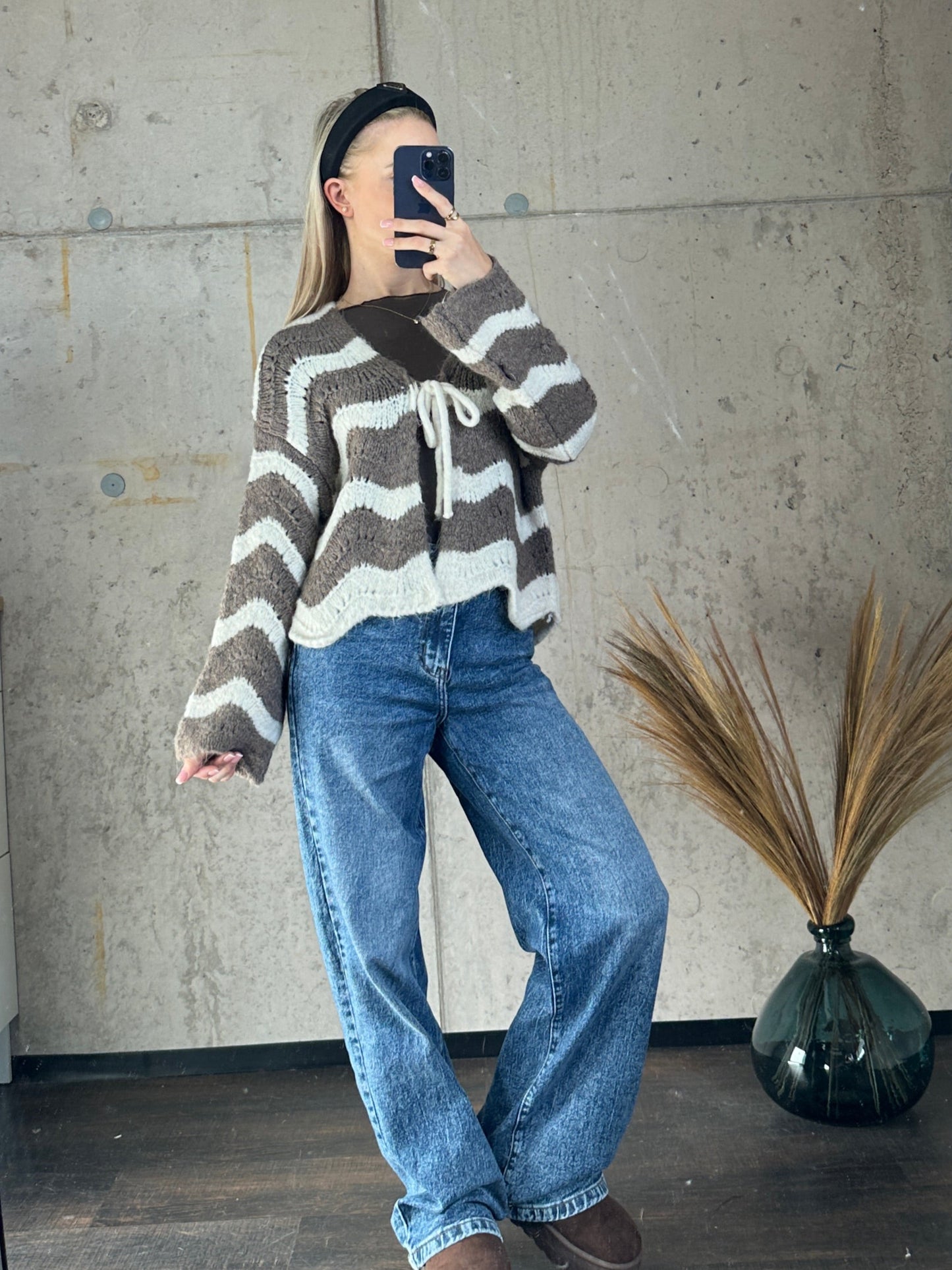 Cardigan Dreamwave Taupe Creme